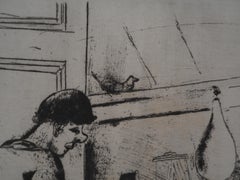 El espía (Prochka) - Aguafuerte original - Ref. Sorlier nº 46