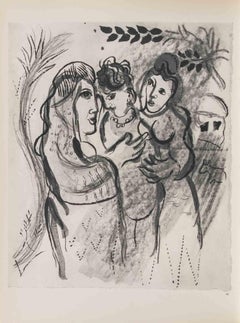 Le tre donne - Eliografia di Marc Chagall - 1960