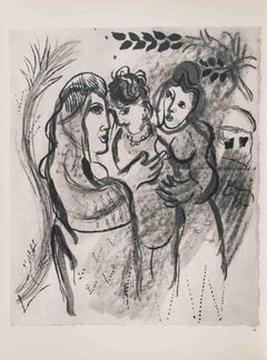 The Three Women - Héliogravure de Marc Chagall - 1960