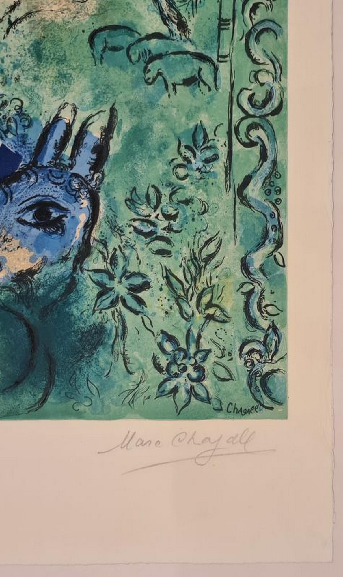 The Tribe of Issachar - Abstract Print by Marc Chagall