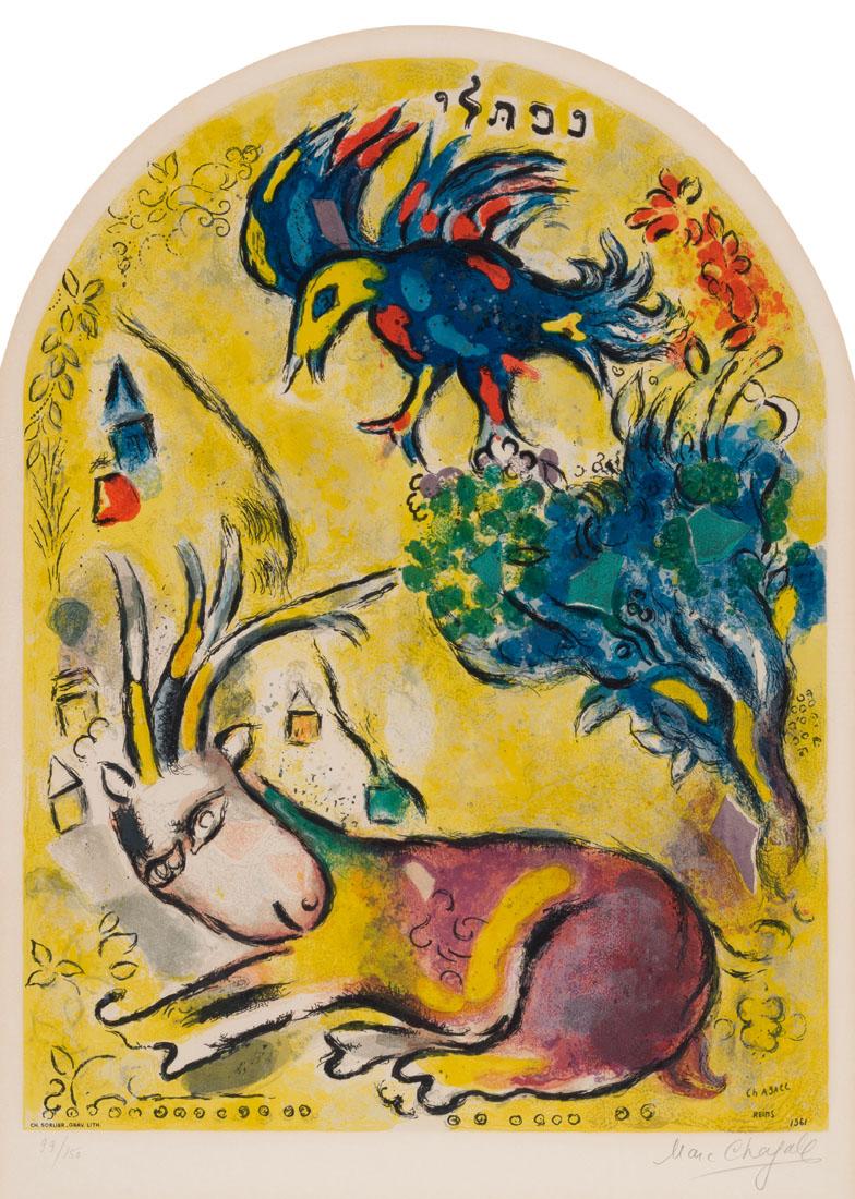 Marc Chagall Figurative Print - The Tribe of Naphtali