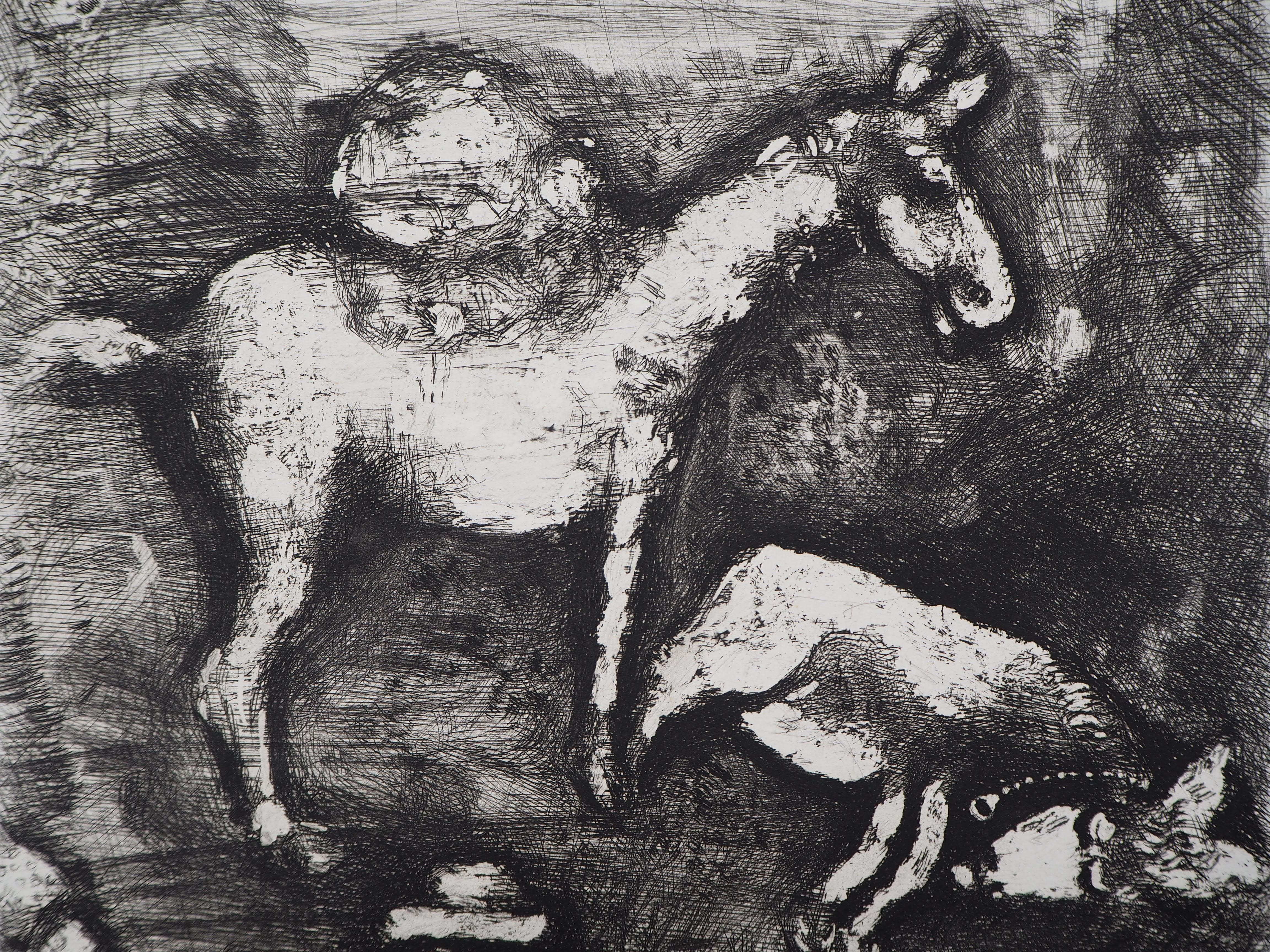 Die beiden Krüge - Original-Radierung - Ref. Sorlier Nr. 197 (Moderne), Print, von Marc Chagall