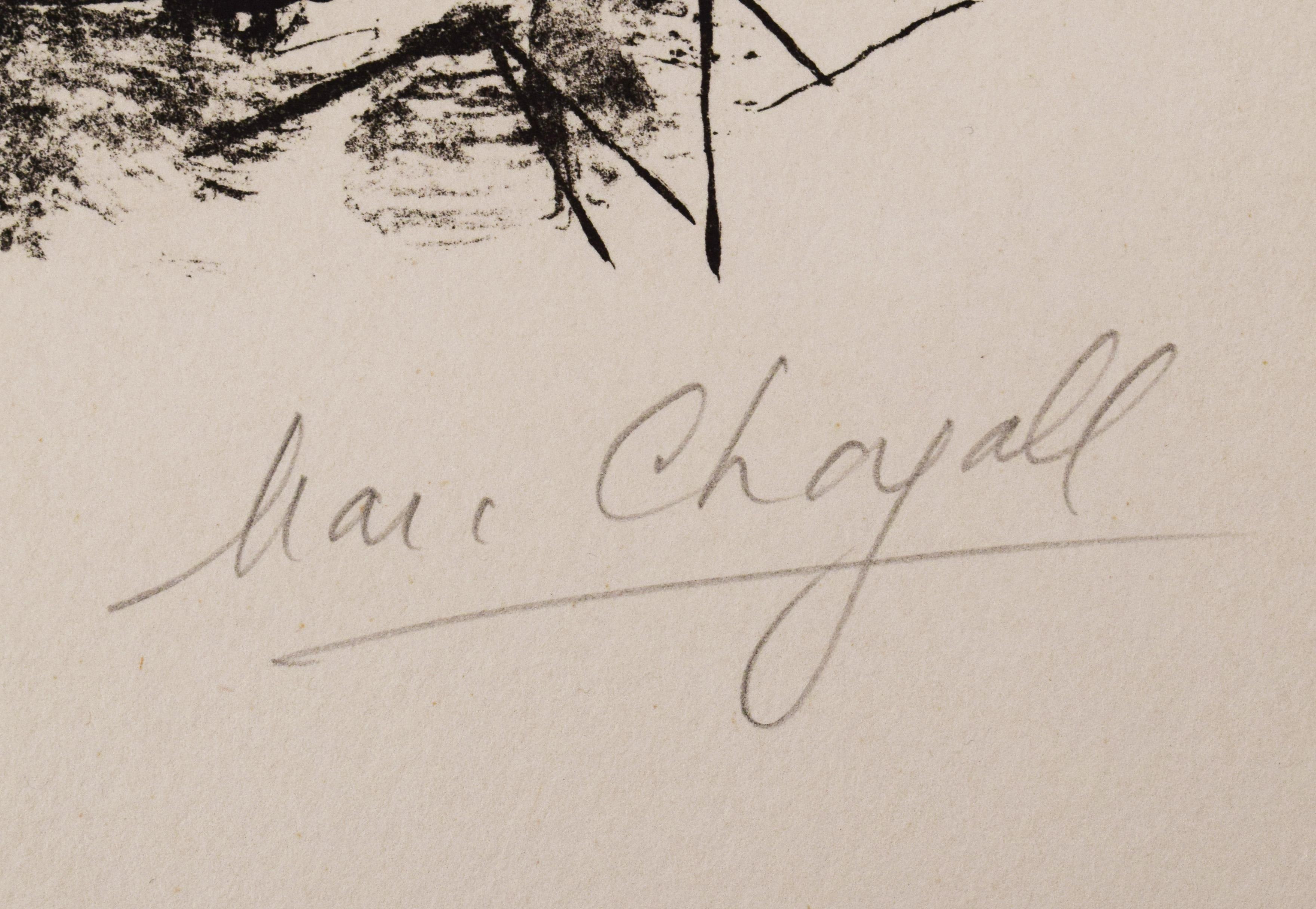 La Aldea, de: Chagall: Jacques Lassaigne - Aldea Rusa Francesa - Print Moderno de Marc Chagall