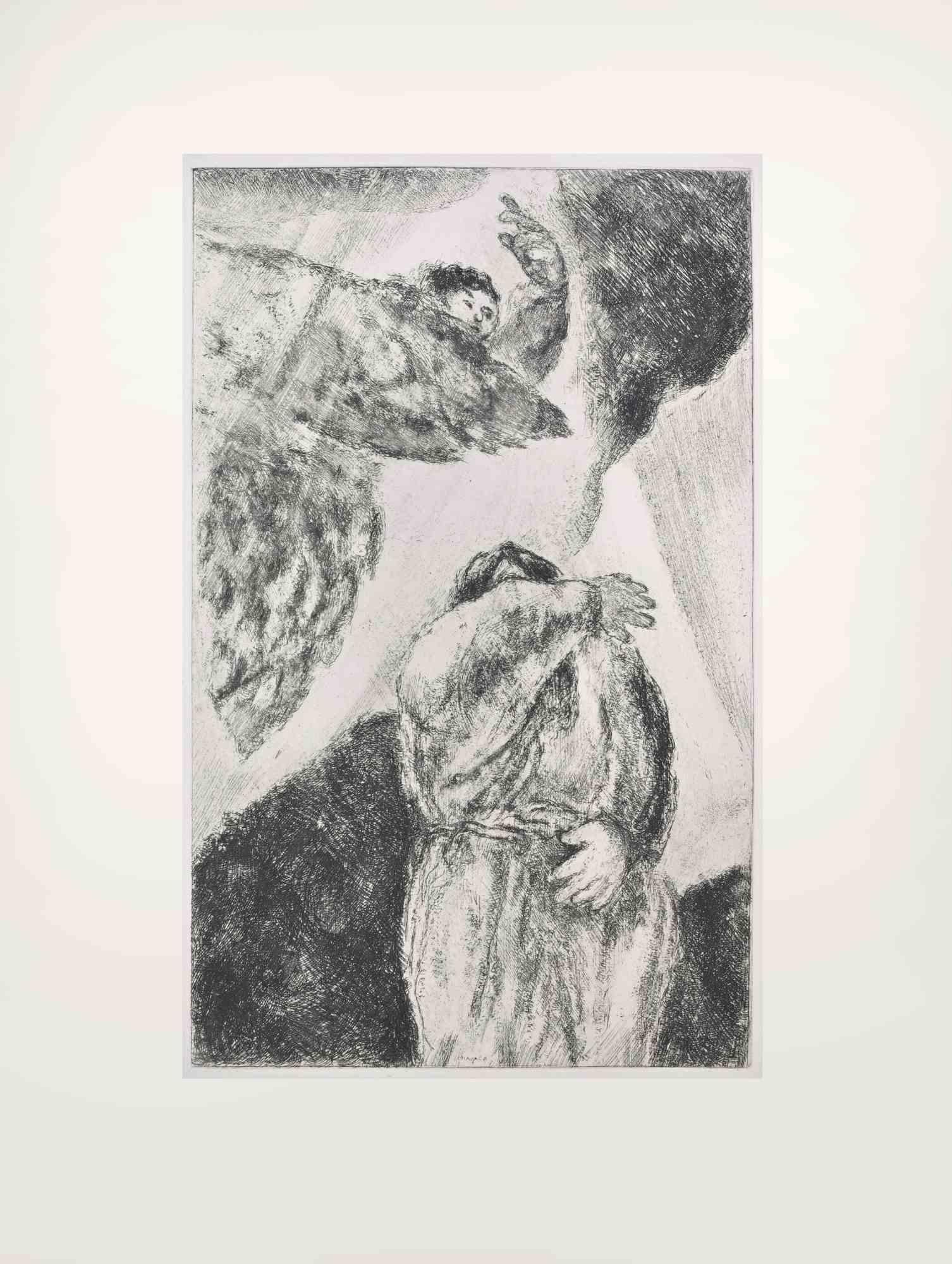 Etching on Montval wove paper, realized by Marc Chagall in 1931-39 and published by Tériade in 1956.

Edition of 275+30 out of commerce copies.

Not signed nor numbered, as issued.

Excellent impression with full margins a a bright and fresh