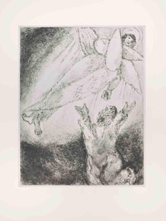 La visione di Isaia - Acquaforte di Marc Chagall - 1956