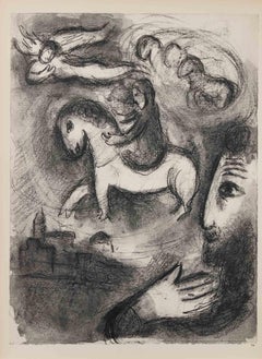 The Vision of Zachary - Héliogravure by Marc Chagall - 1960