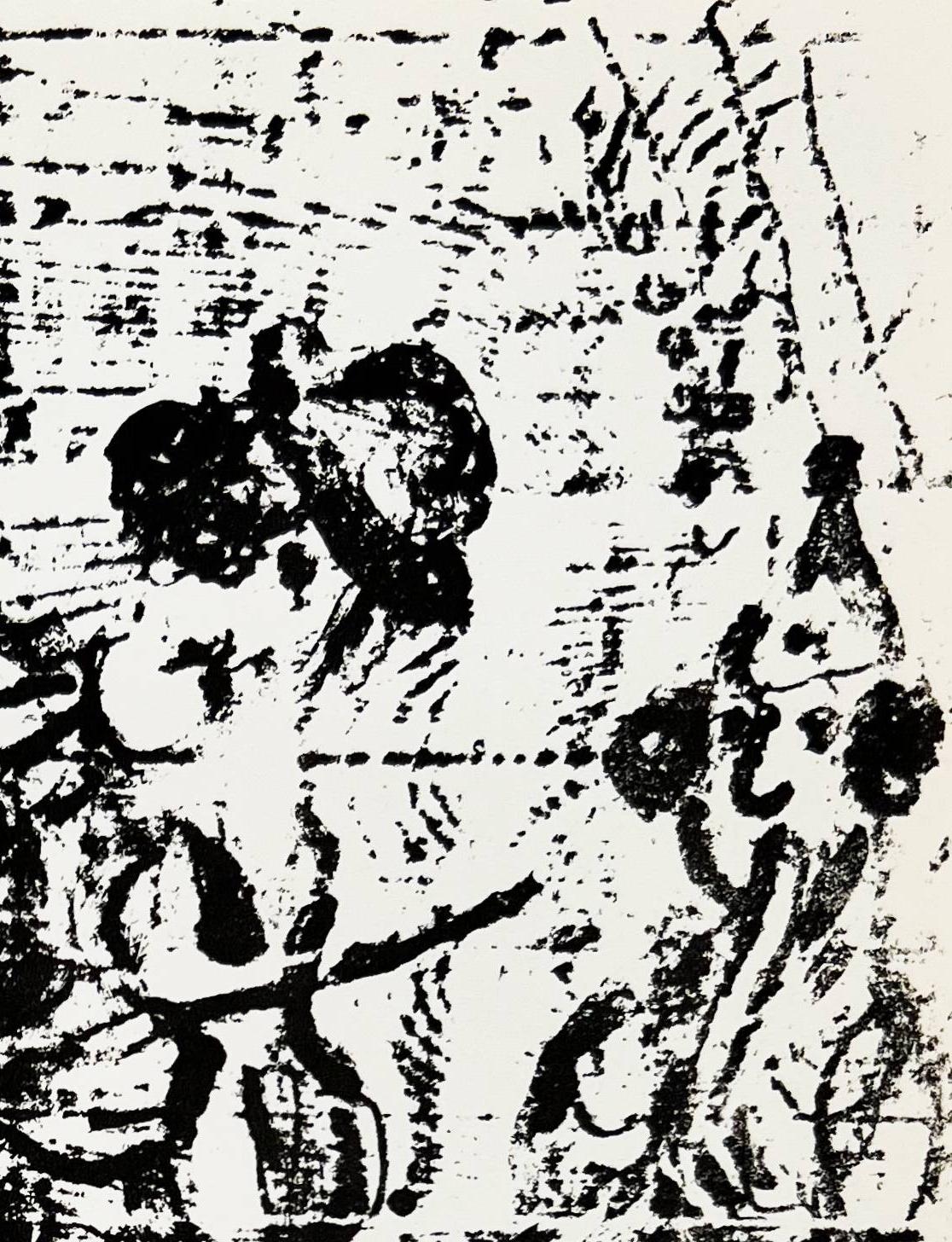 Marc Chagall (1887-1985) - Die wandernden Musikanten

Original-Lithographie von 1960.

Abmessungen des Werks: 32 x 24 cm.

Verlag: Maeght Éditeur, Paris.

Das Werk ist in ausgezeichnetem Zustand.
