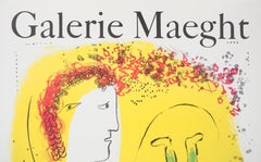 Das gelbe Profil - Lithografie-Ausstellungsplakat - Mourlot