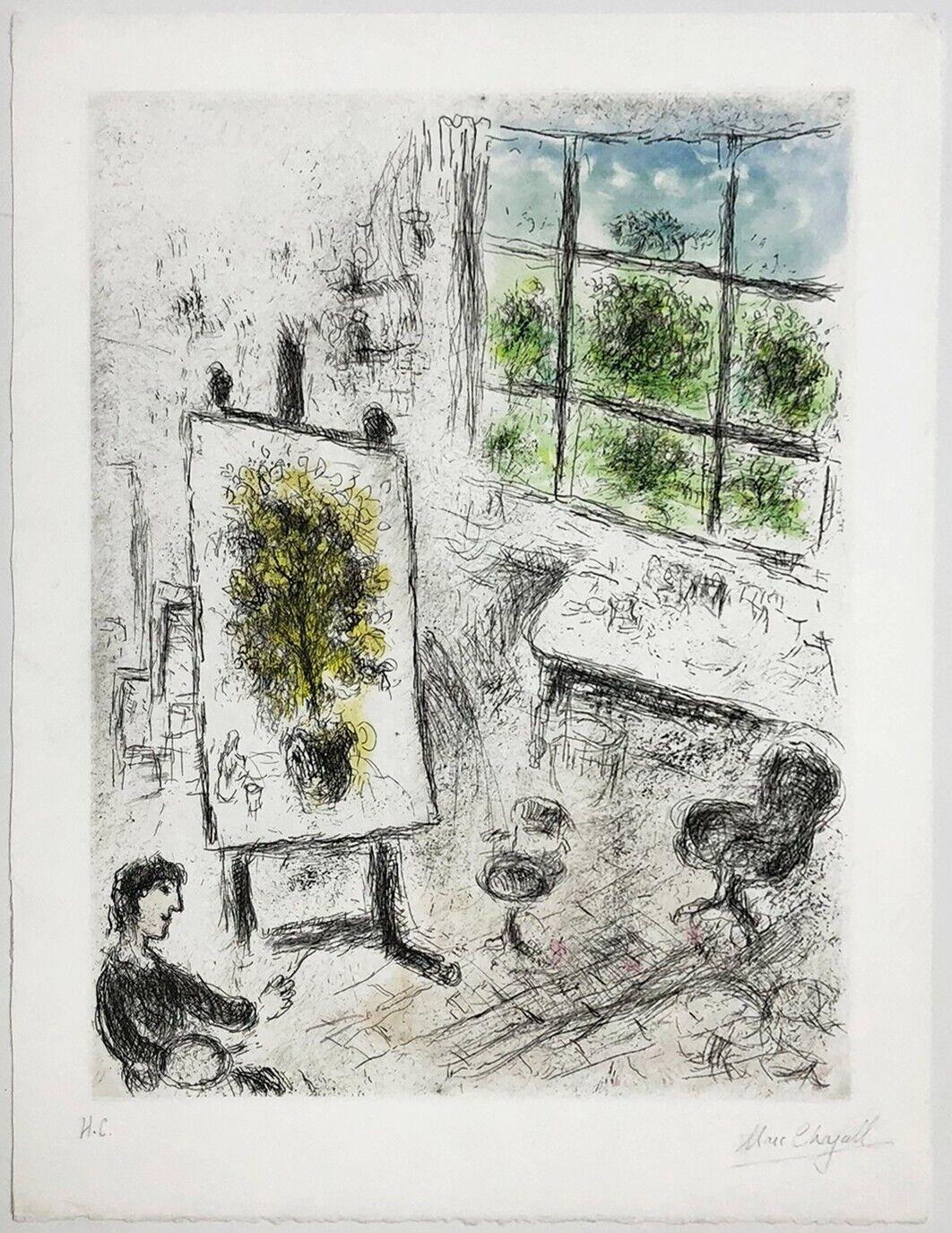 UNTITLED FROM CELUI QUI DIT LES CHOSES SANS RIEN DIRE - Print by Marc Chagall