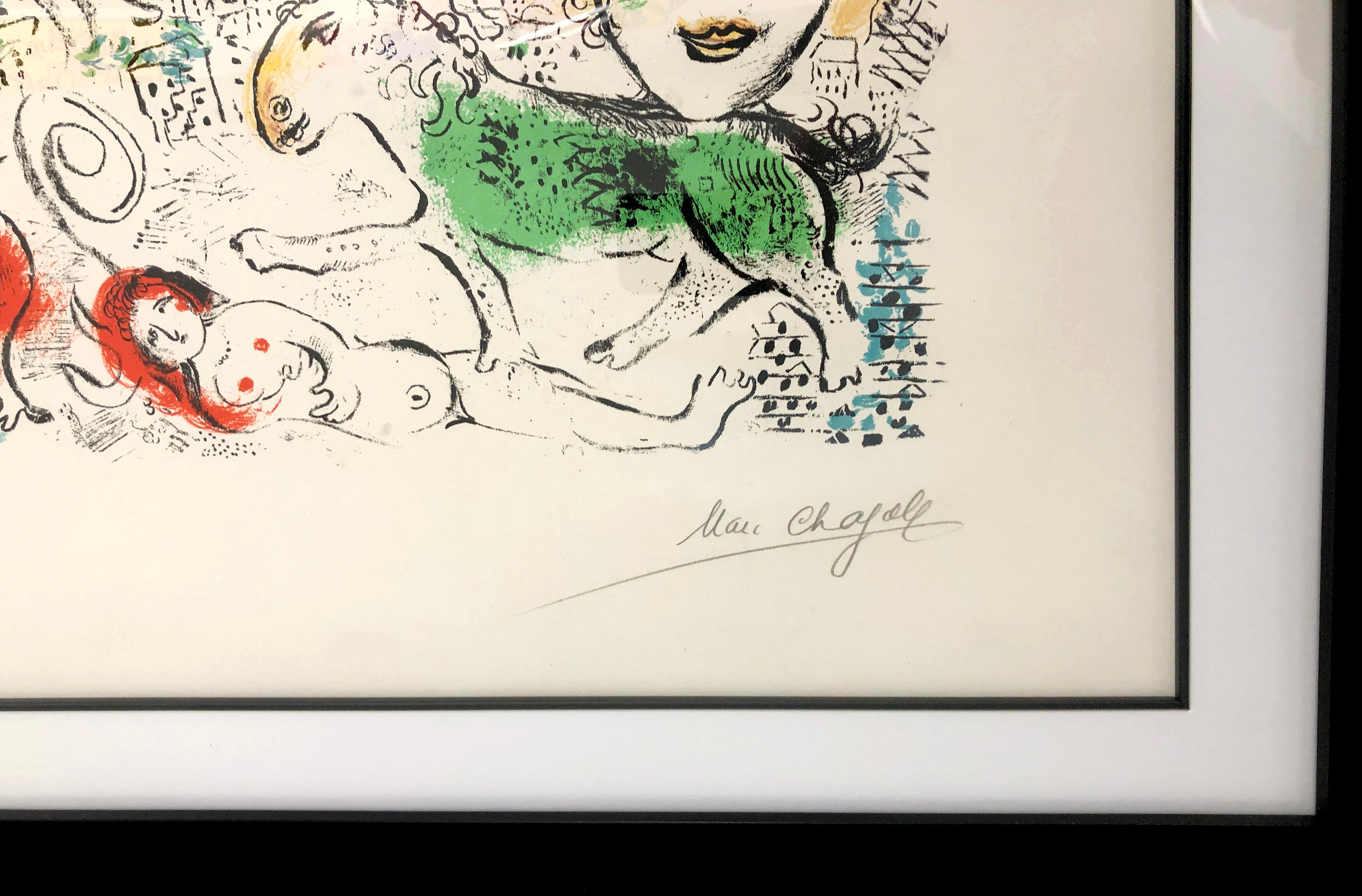 UNBEZEICHNET AUS DEM XXE SIECLE (MOURLOT 699) – Print von Marc Chagall