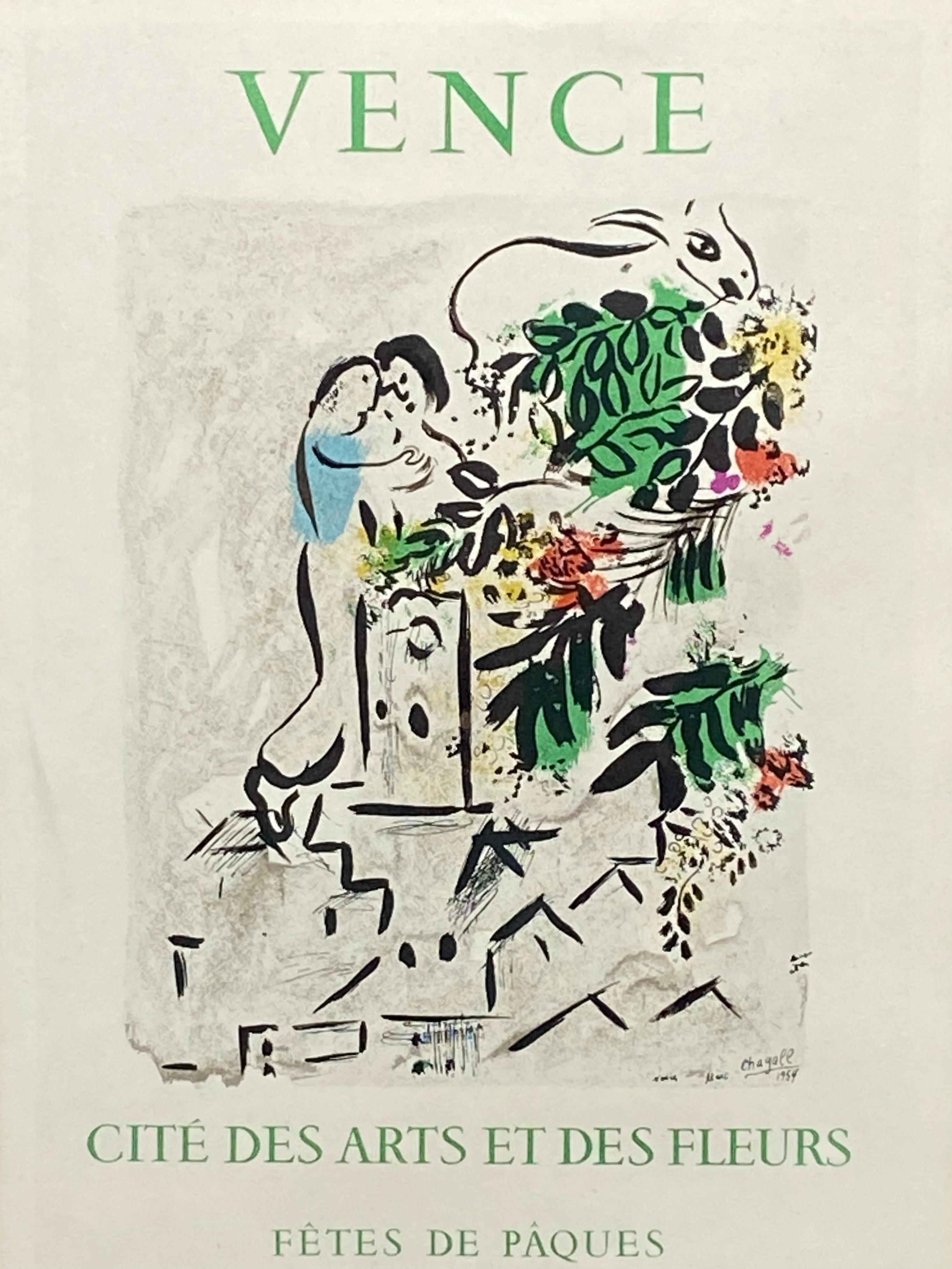 Venedig (Moderne), Print, von Marc Chagall
