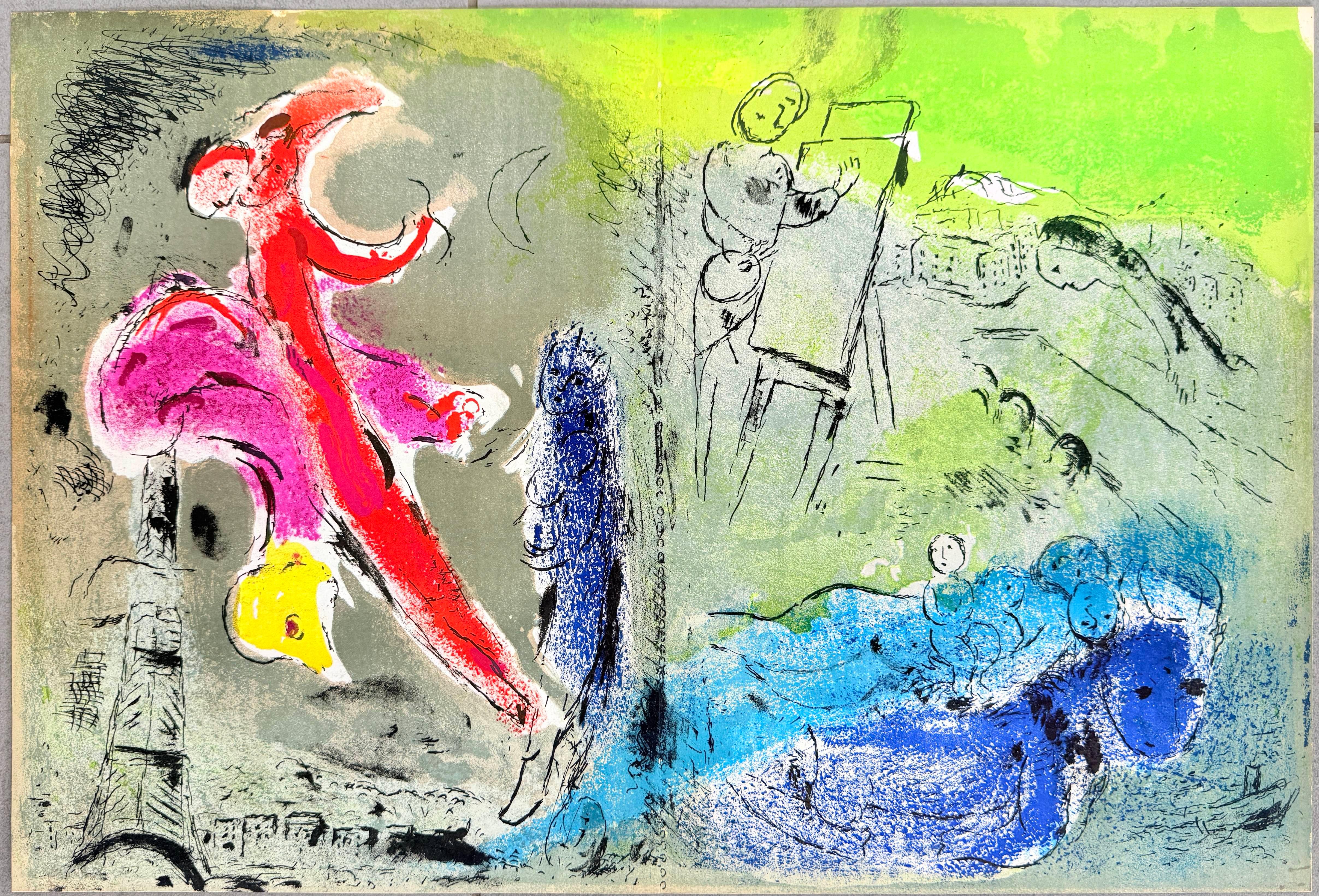 Vision de Paris - Print by Marc Chagall