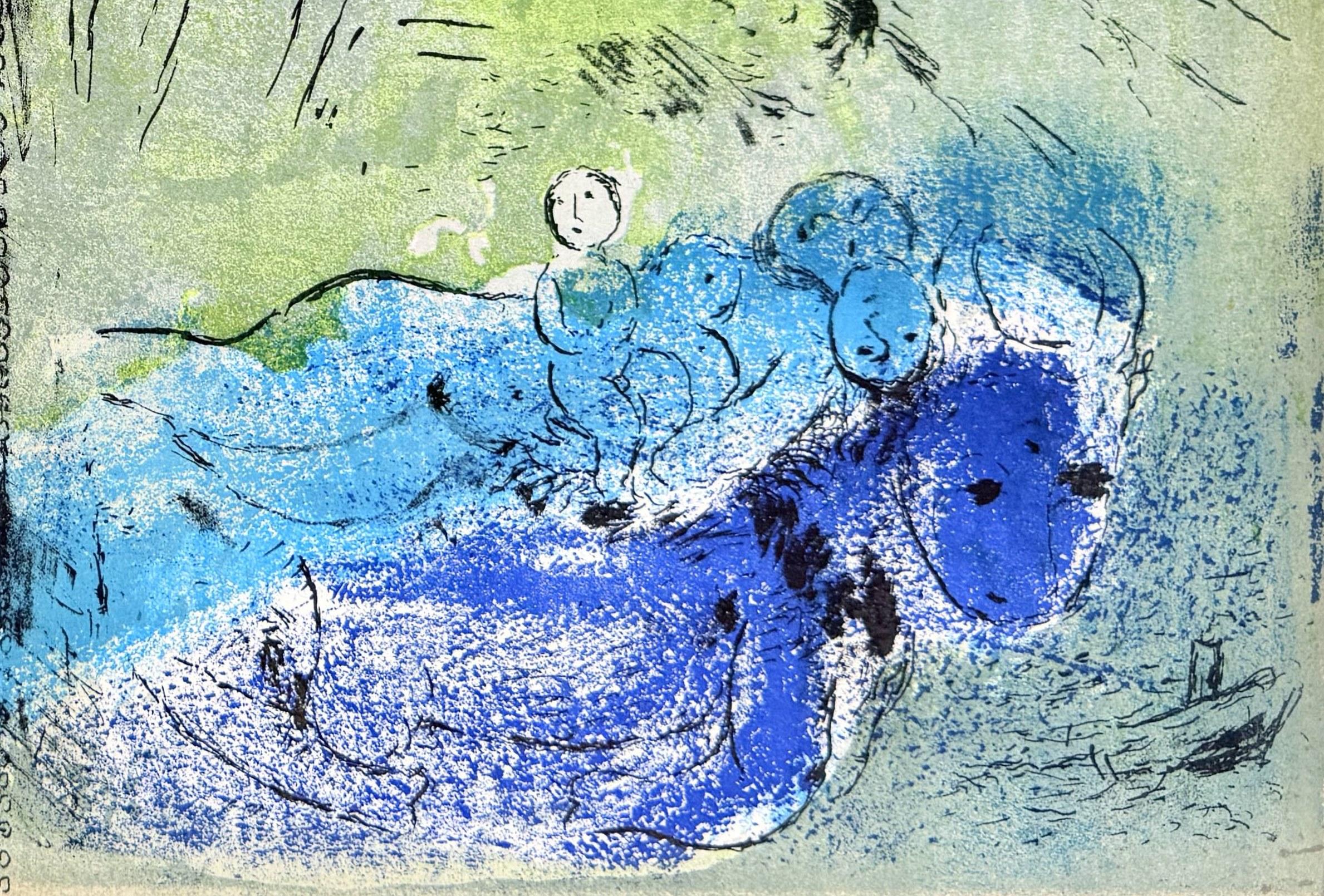 Vision de Paris - Surrealist Print by Marc Chagall