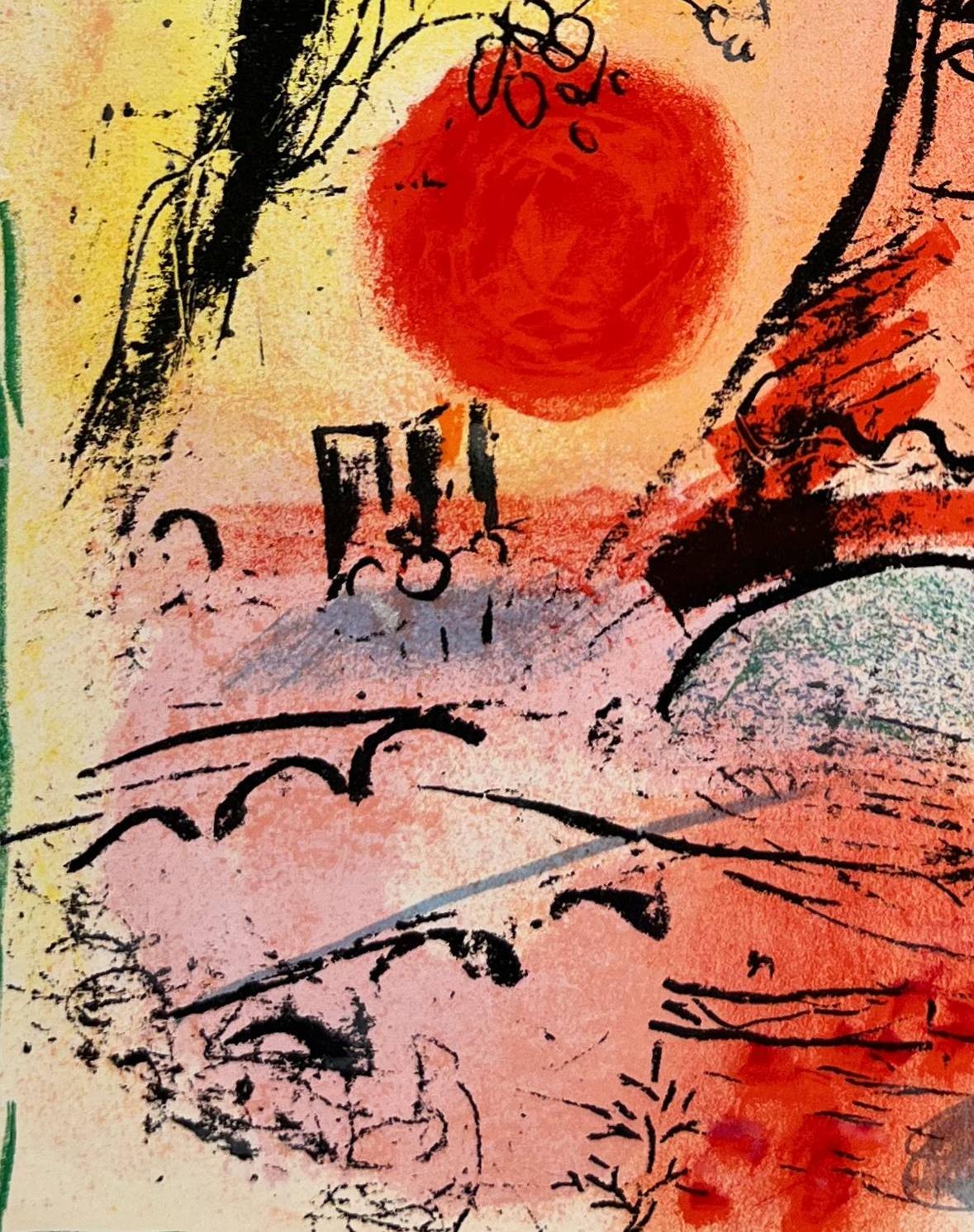 Marc Chagall (1887-1985) - Vision de Paris

Original-Lithographie von 1960.

Abmessungen des Werks: 32 x 24 cm.

Verlag: Maeght Éditeur, Paris.

Das Werk ist in ausgezeichnetem Zustand.