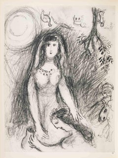 Hochzeit von Rachel und Jakob - Heliogravüre von Marc Chagall - 1960