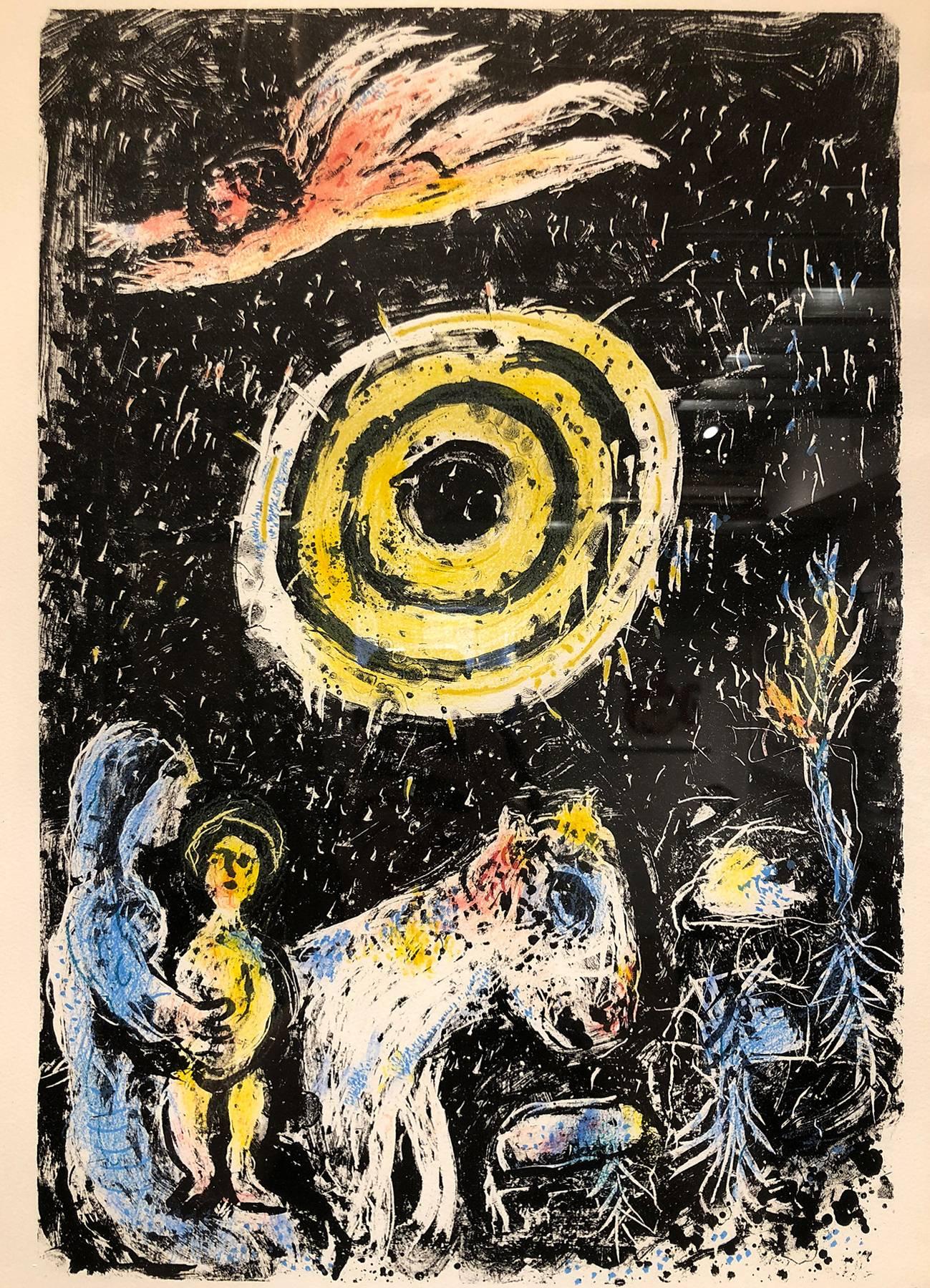 Winter Sun - Modern Print by Marc Chagall