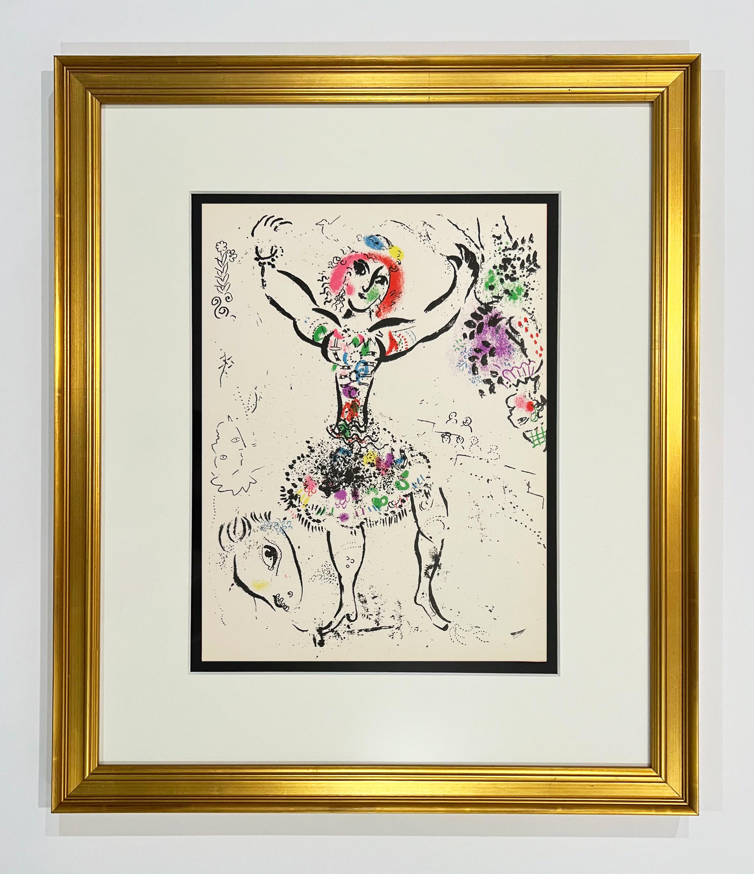 Woman Juggler, from 1960 Mourlot Lithographe I - Print by Marc Chagall