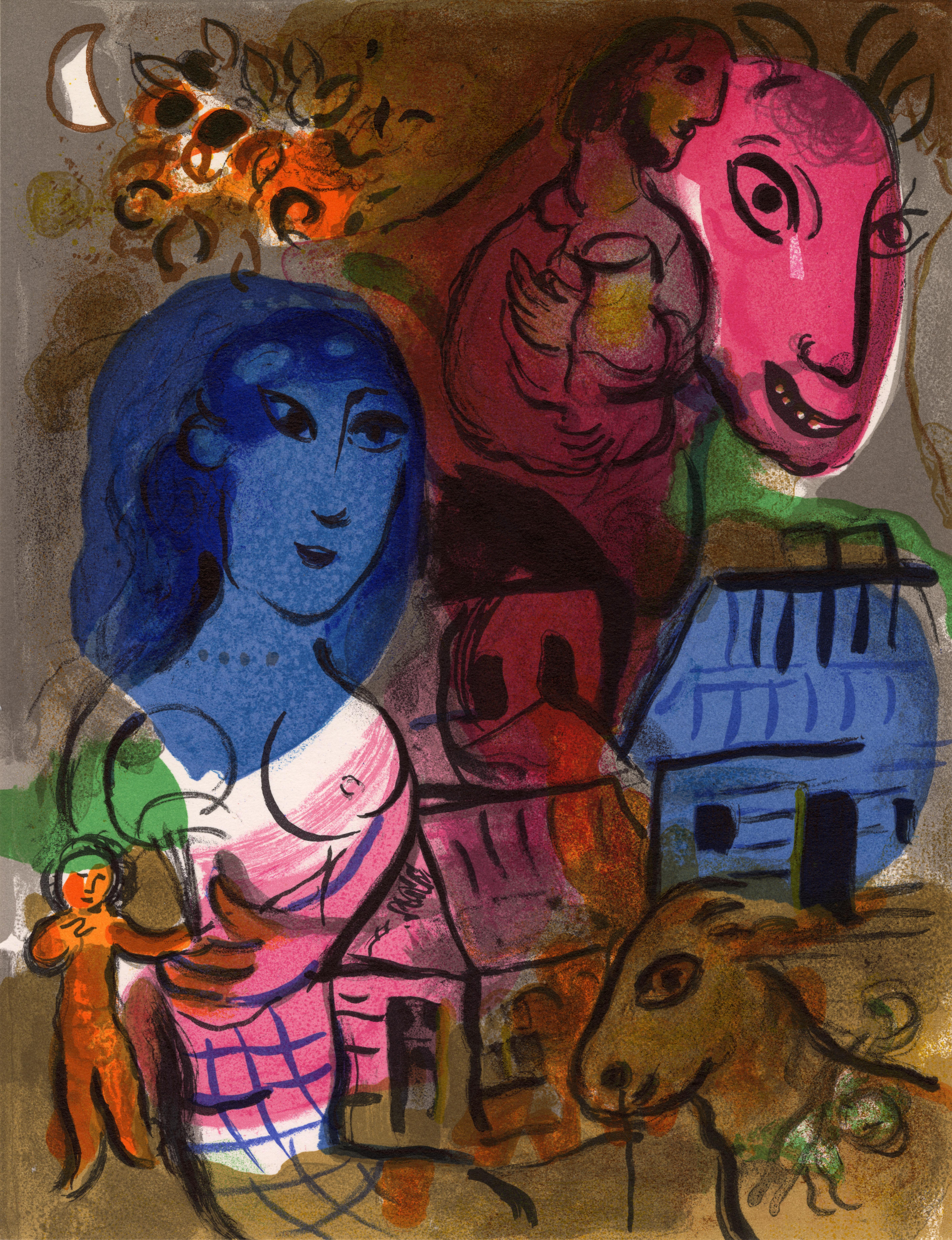XXᵉ Siècle - Hommage à Marc Chagall (20th Century - Homage to Marc Chagall) For Sale 3