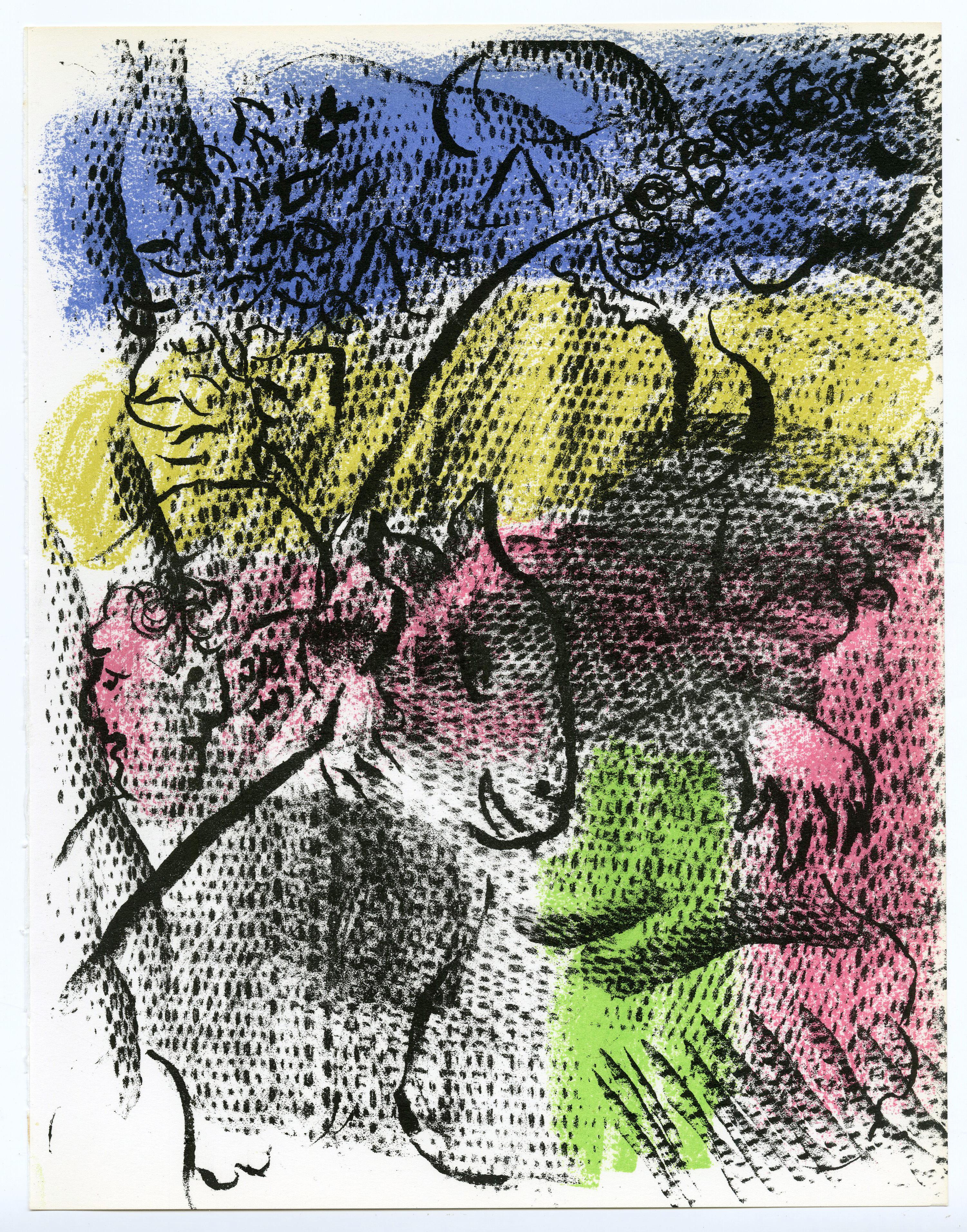 Marc Chagall Figurative Print - XXe Siecle, No. 34, Mai 1970