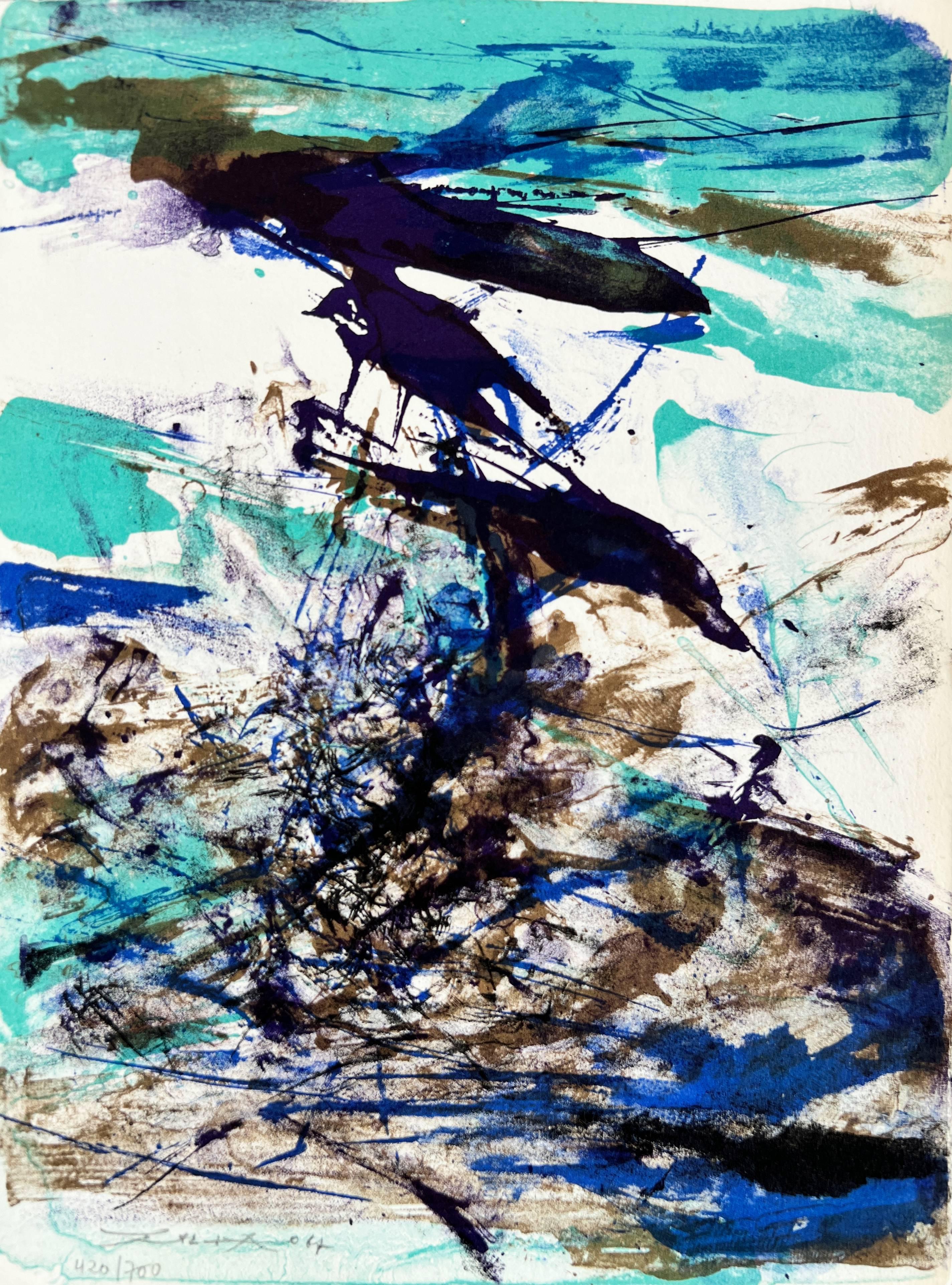 Print di Marc Chagall - Zao Wou-Ki - Senza titolo
