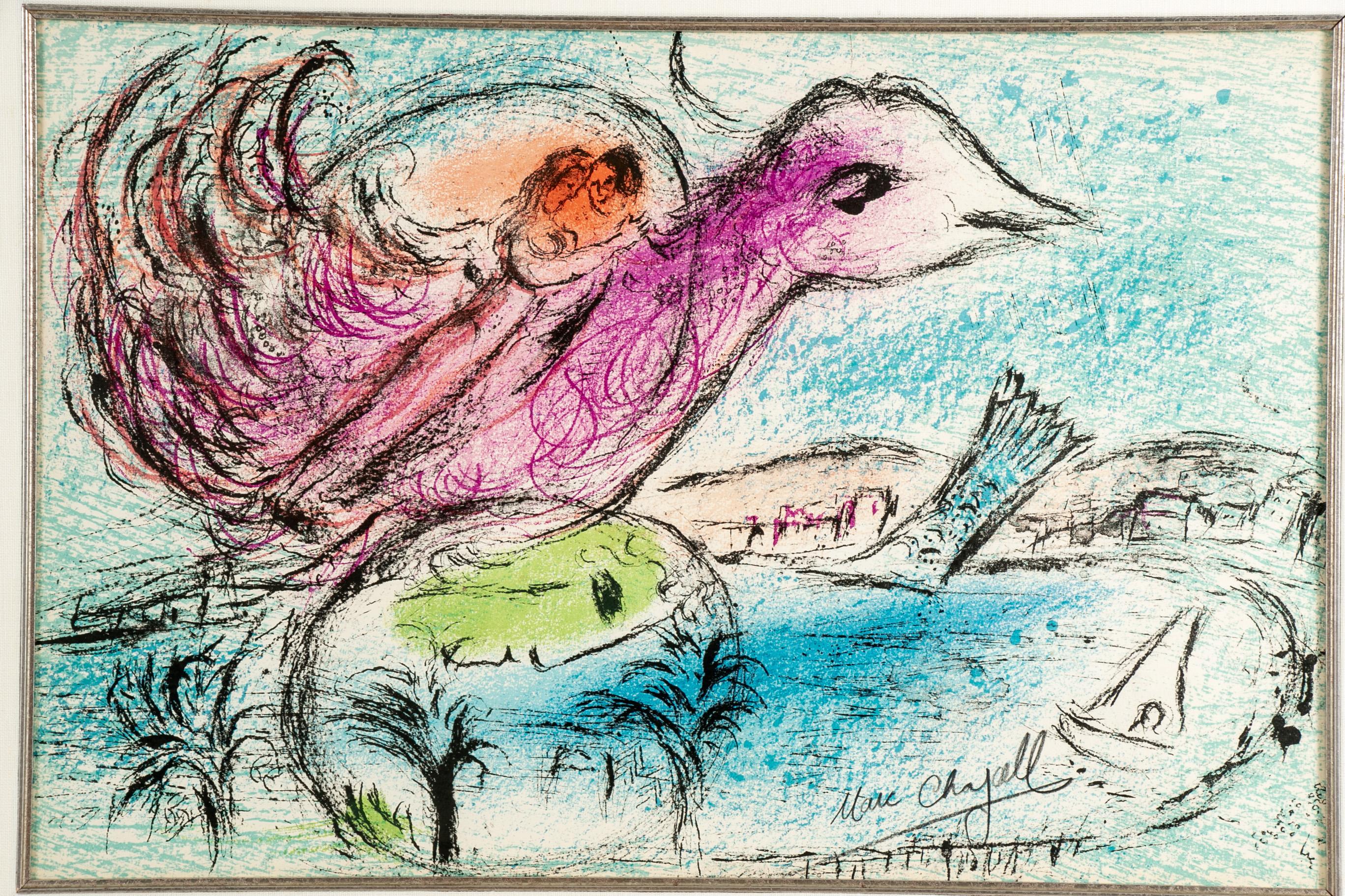 Marc Chagall (Russian/French, 1887-1985) color lithograph- 