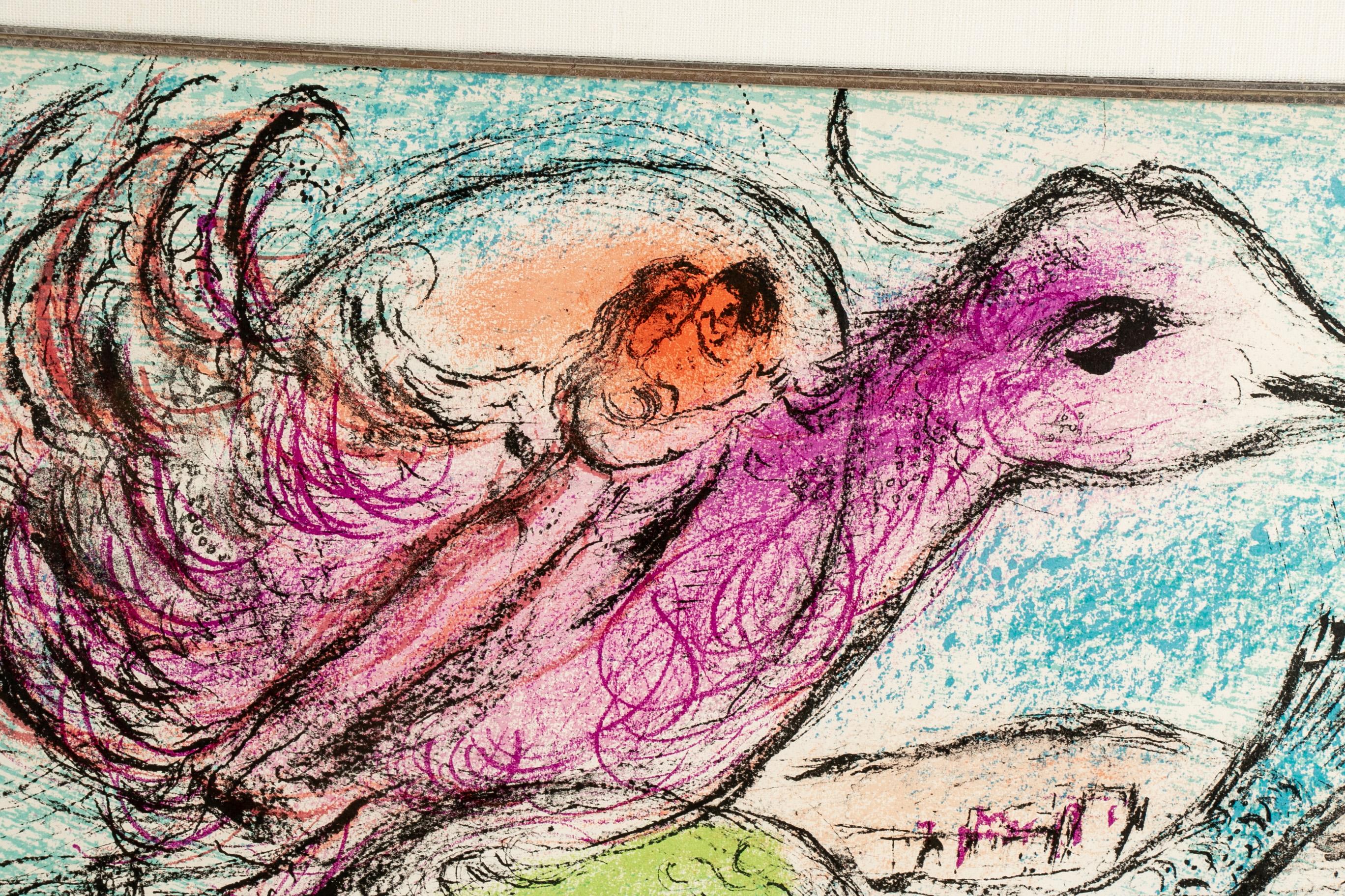 Marc Chagall Color Lithograph 