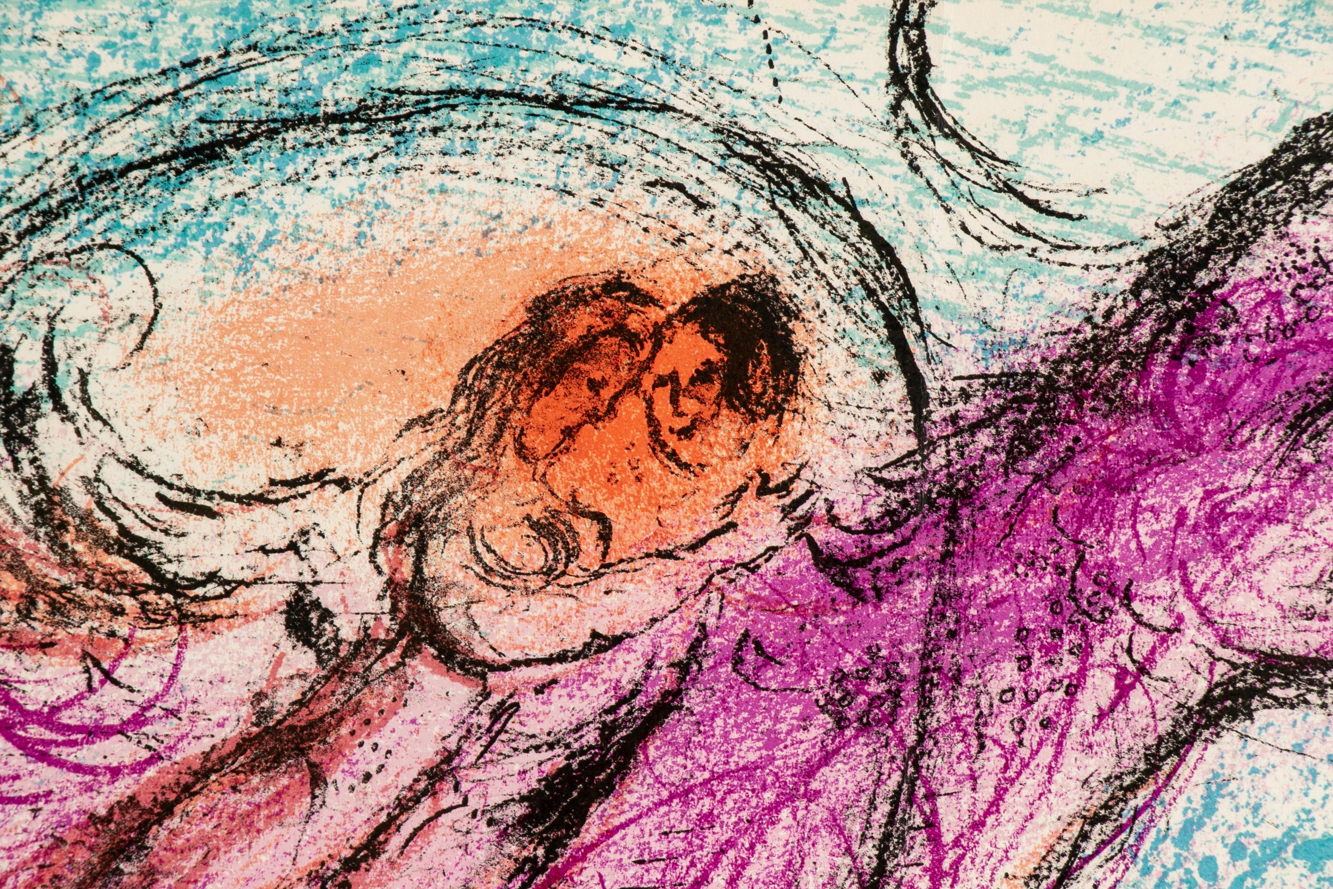 Marc Chagall Color Lithograph 