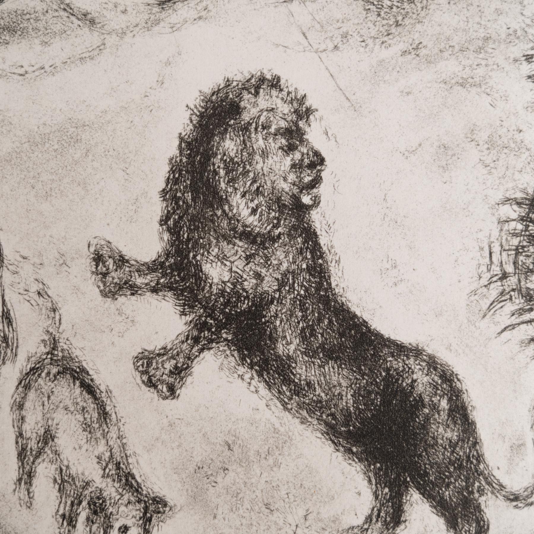 Set di 15 stampe eliografiche incorniciate della serie Bibbia del 1956 di Marc Chagall in vendita 5
