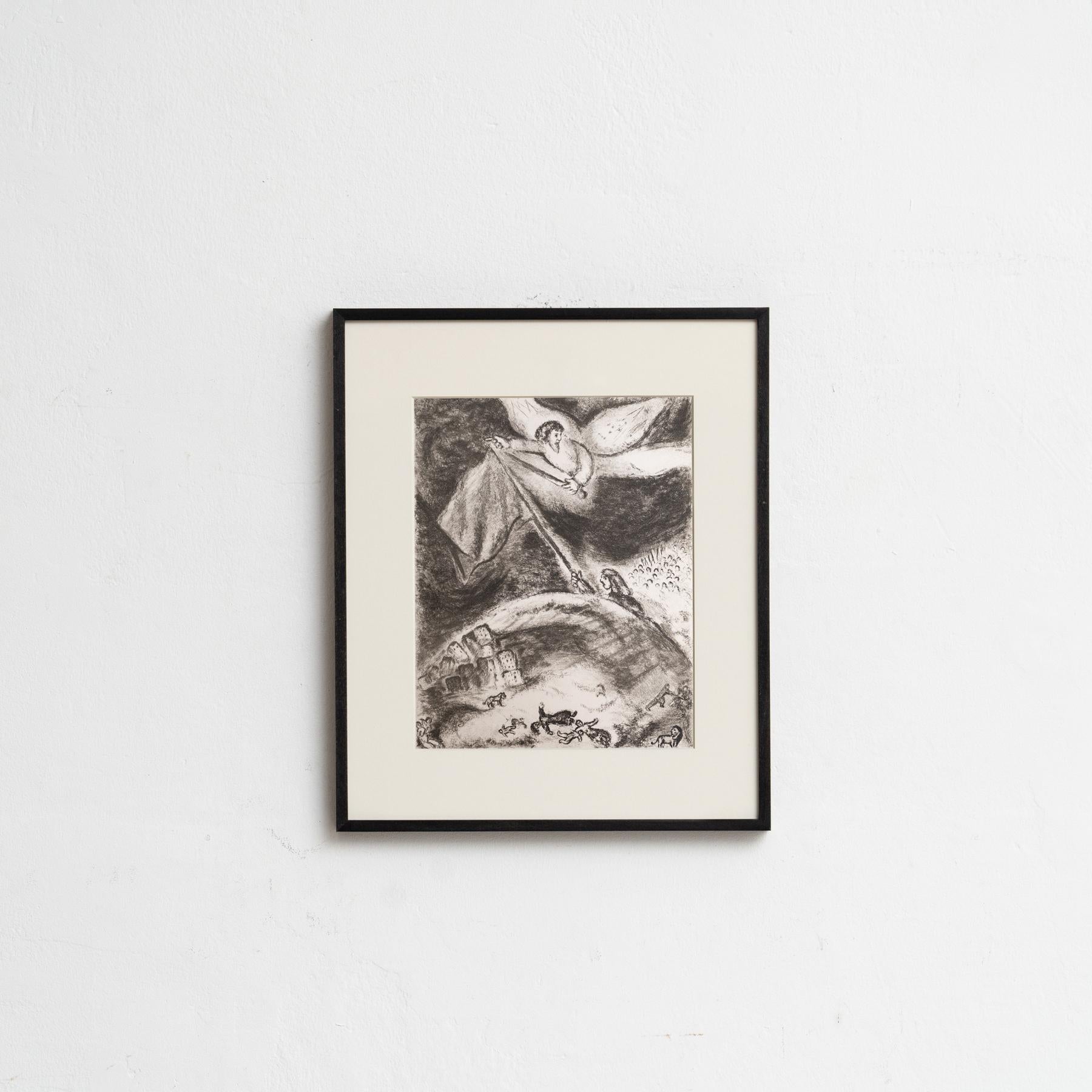 Set di 15 stampe eliografiche incorniciate della serie Bibbia del 1956 di Marc Chagall in vendita 6