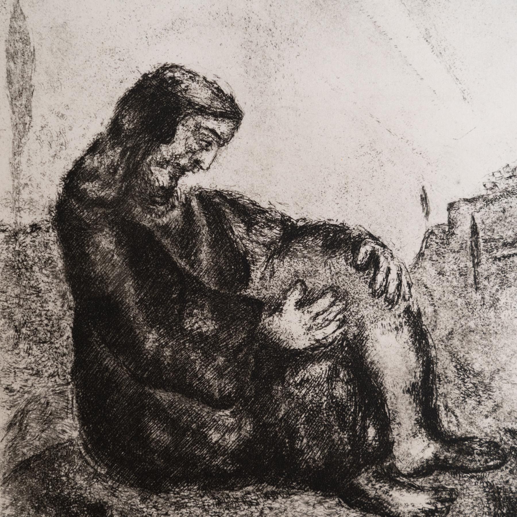 Set di 15 stampe eliografiche incorniciate della serie Bibbia del 1956 di Marc Chagall in vendita 9