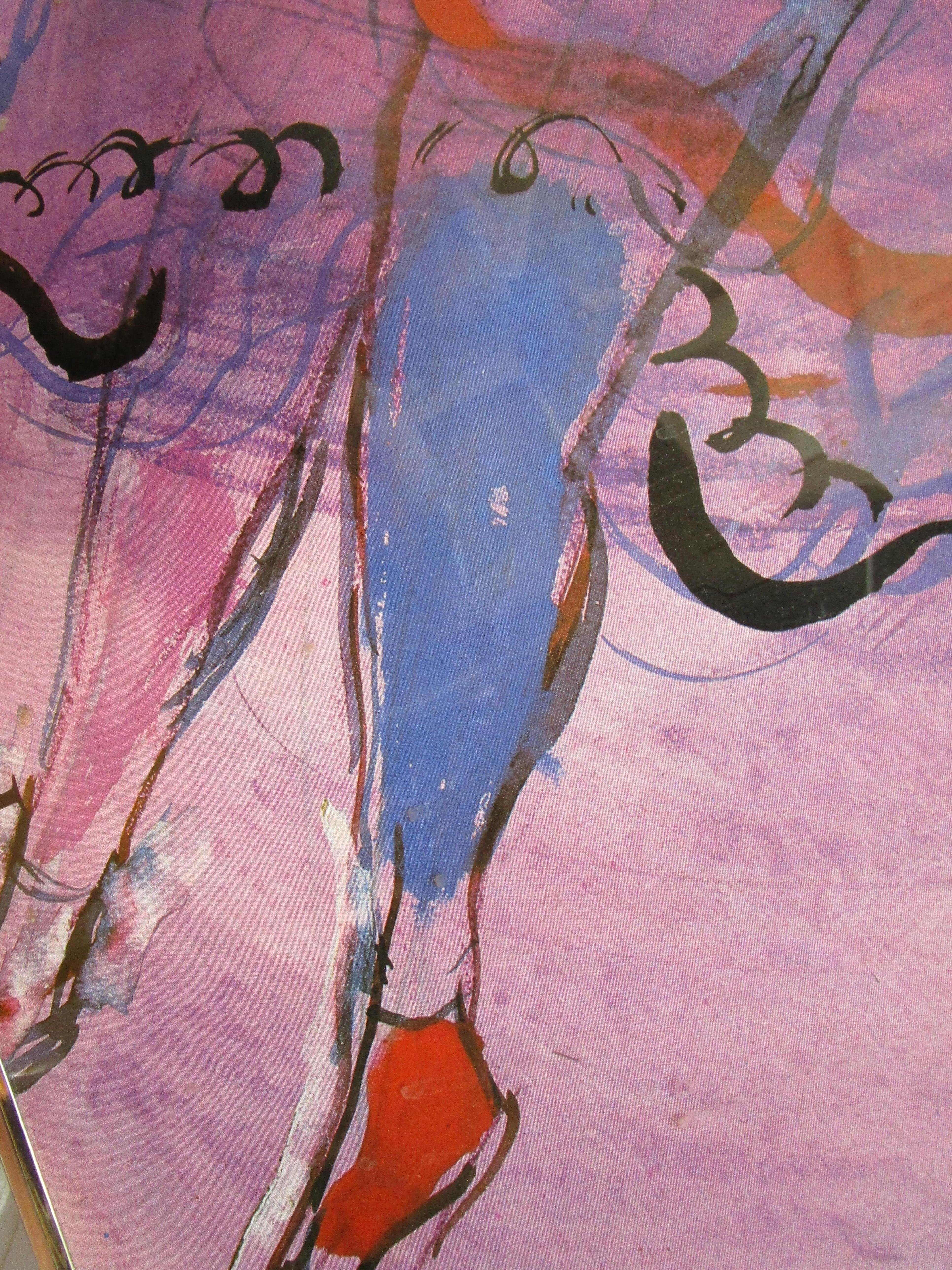 Marc Chagall Satz von Vintage Offset Lithos, Pompidou und Roma 1983 im Angebot 4