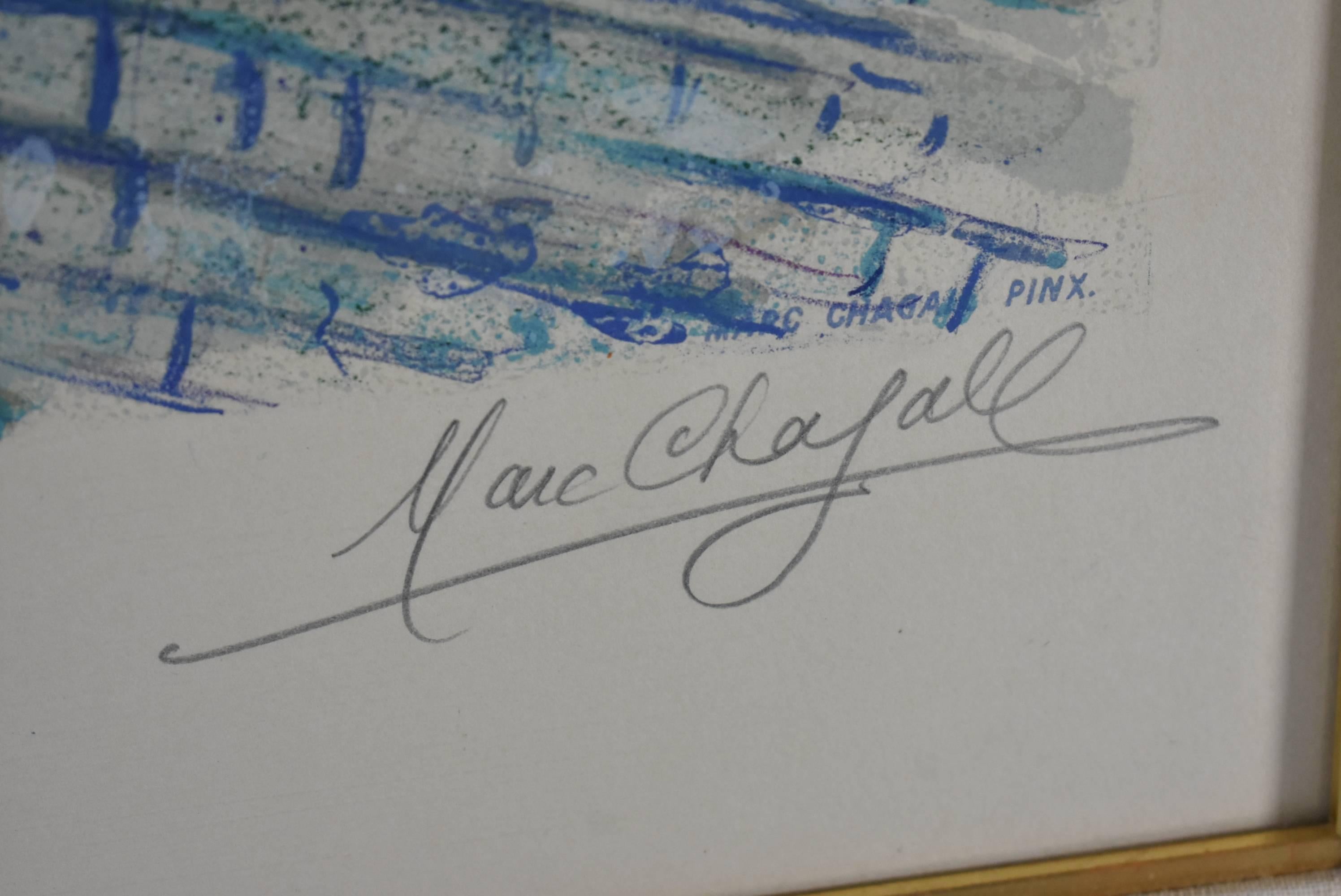 Modern Bataille de Fleurs from Nice and the Cote d'Azur, by Sorlier after Marc Chagall