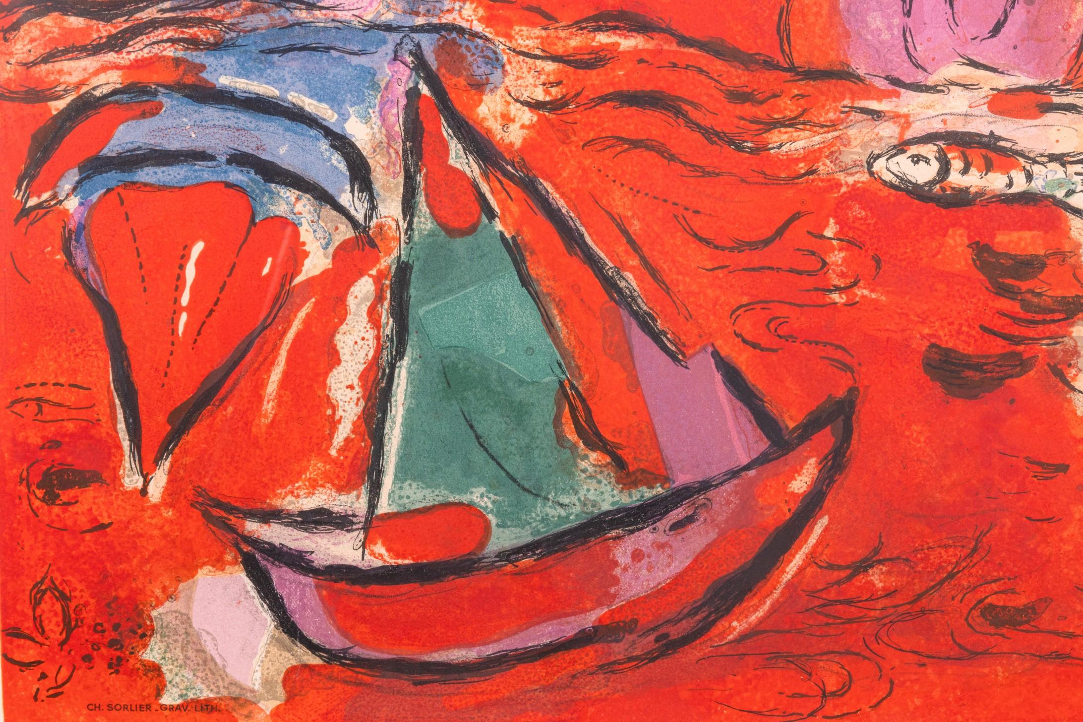Marc Chagall: „The Tribe of Zebulon“ (Mourlot CS 16), signierte Lithographie auf Papier im Angebot 1