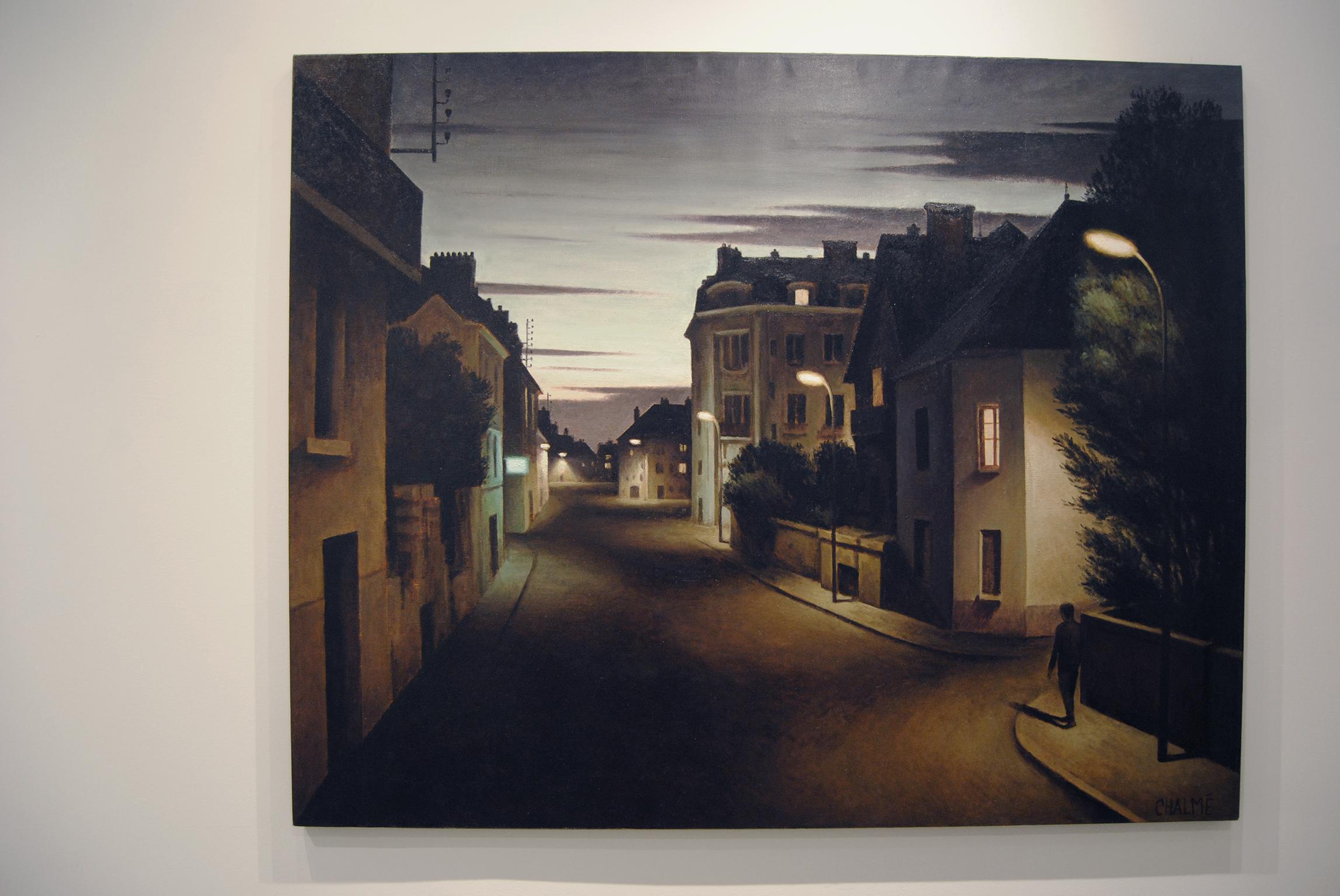 Le chateau - Painting by Marc Chalme