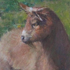 ""Kokoa"" - Zeitgenössischer Realismus - Ziege - Mantel