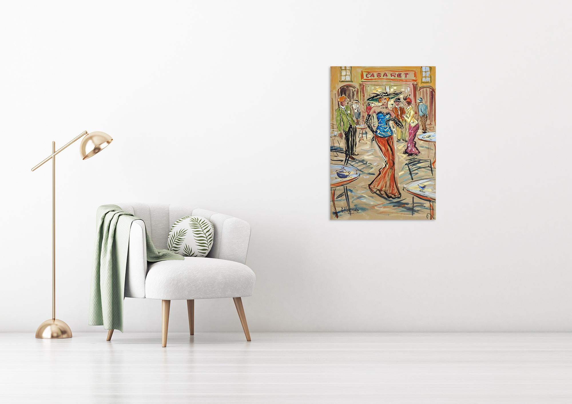 Cabaret - Pittura figurativa di Marc Clauzade 1