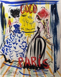 Coco Paris - Figurative Painting by Marc Clauzade