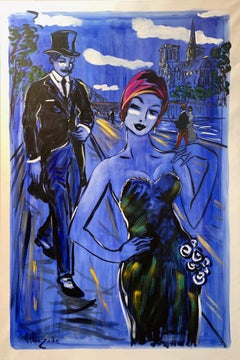 Notre-dame De Paris - Figurative Painting by Marc Clauzade