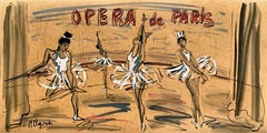 Opera De Paris - Figurative Painting by Marc Clauzade