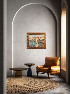 Marc Clauzade Painting of Saint Tropez Ref 086