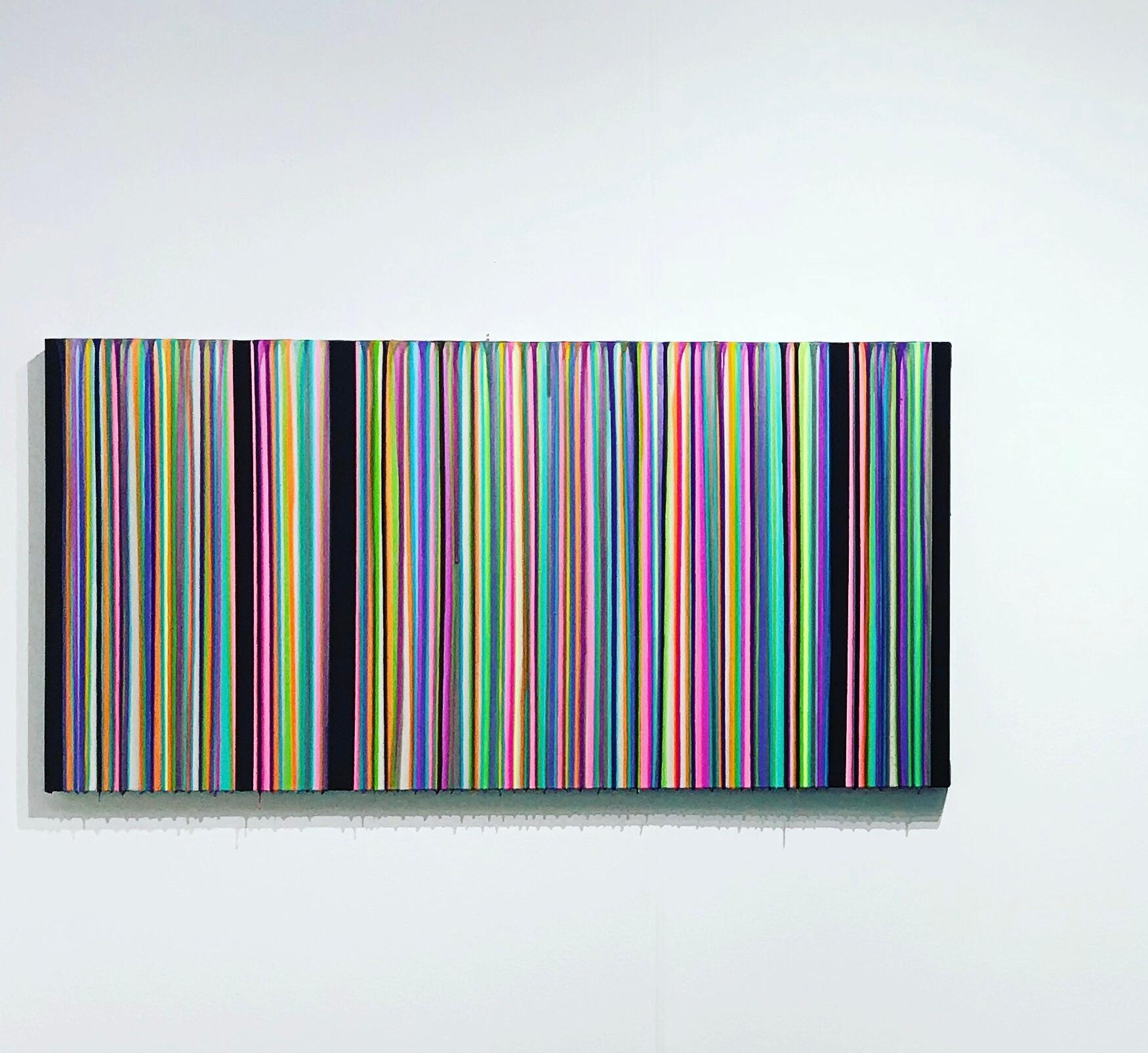 Sockcode Abstract painting - Painting by Marc Cooper