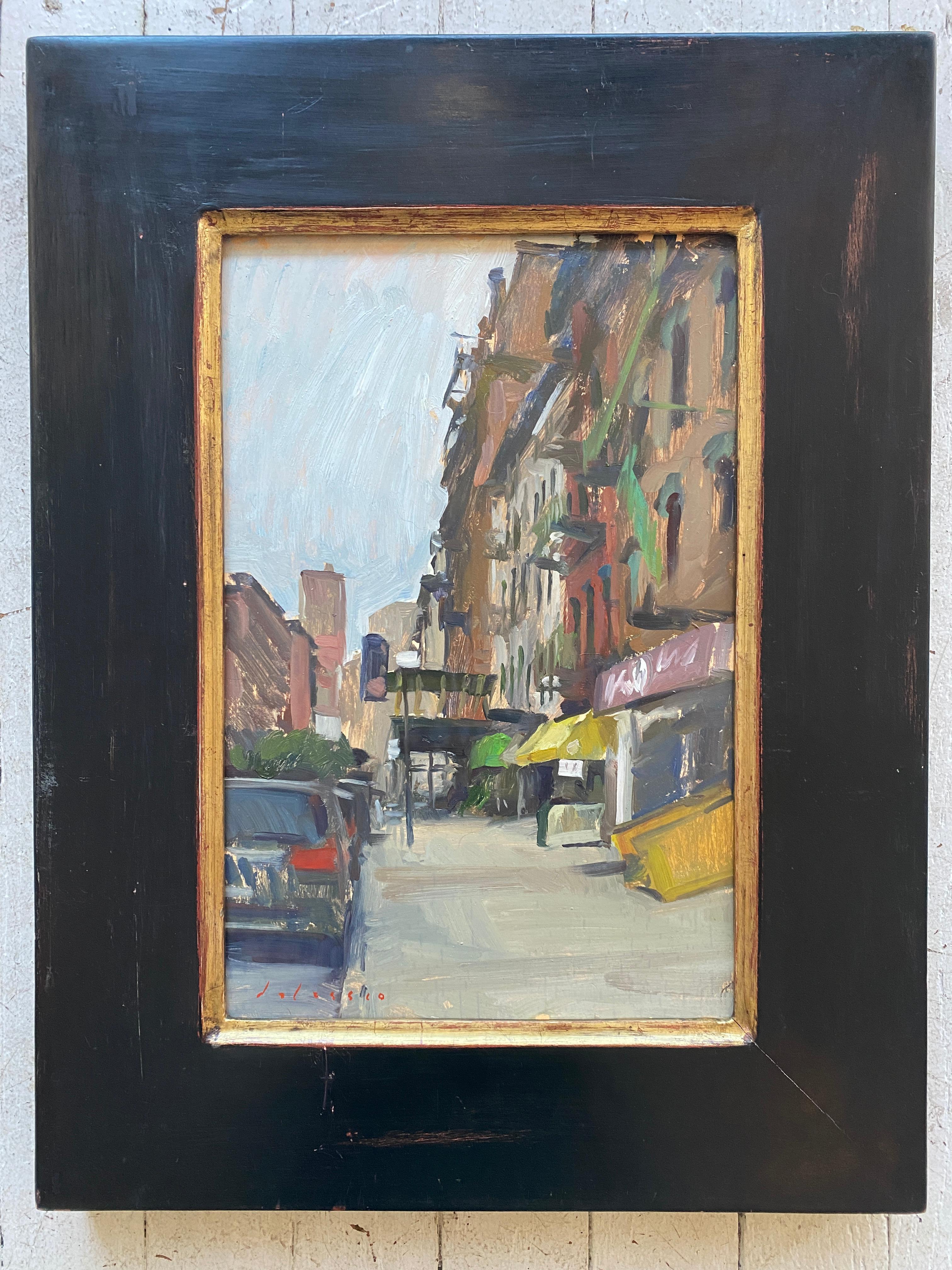 Centre Street, Chinatown, NY - Painting by Marc Dalessio