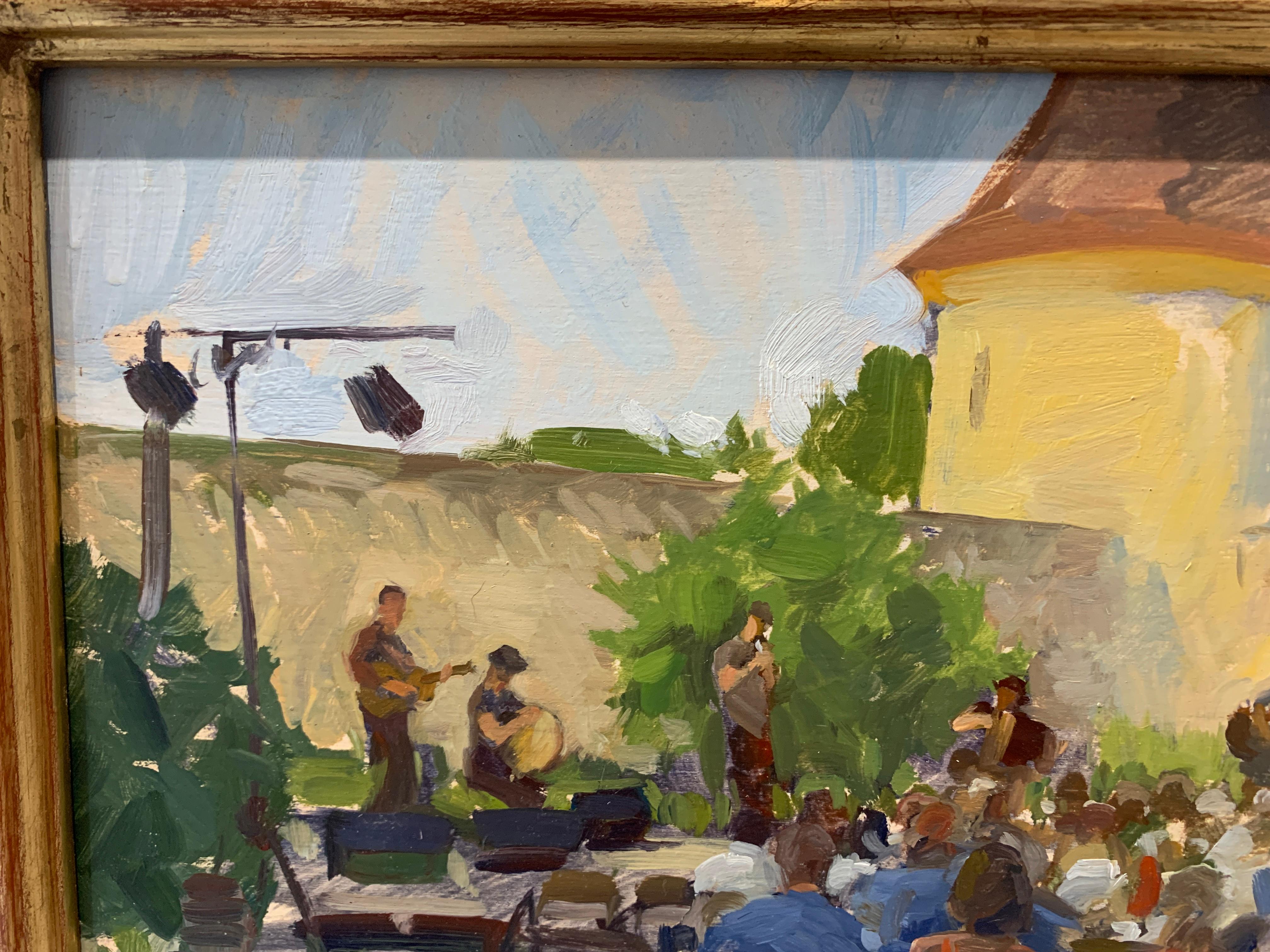 Konzertkonzert (Amerikanischer Impressionismus), Painting, von Marc Dalessio