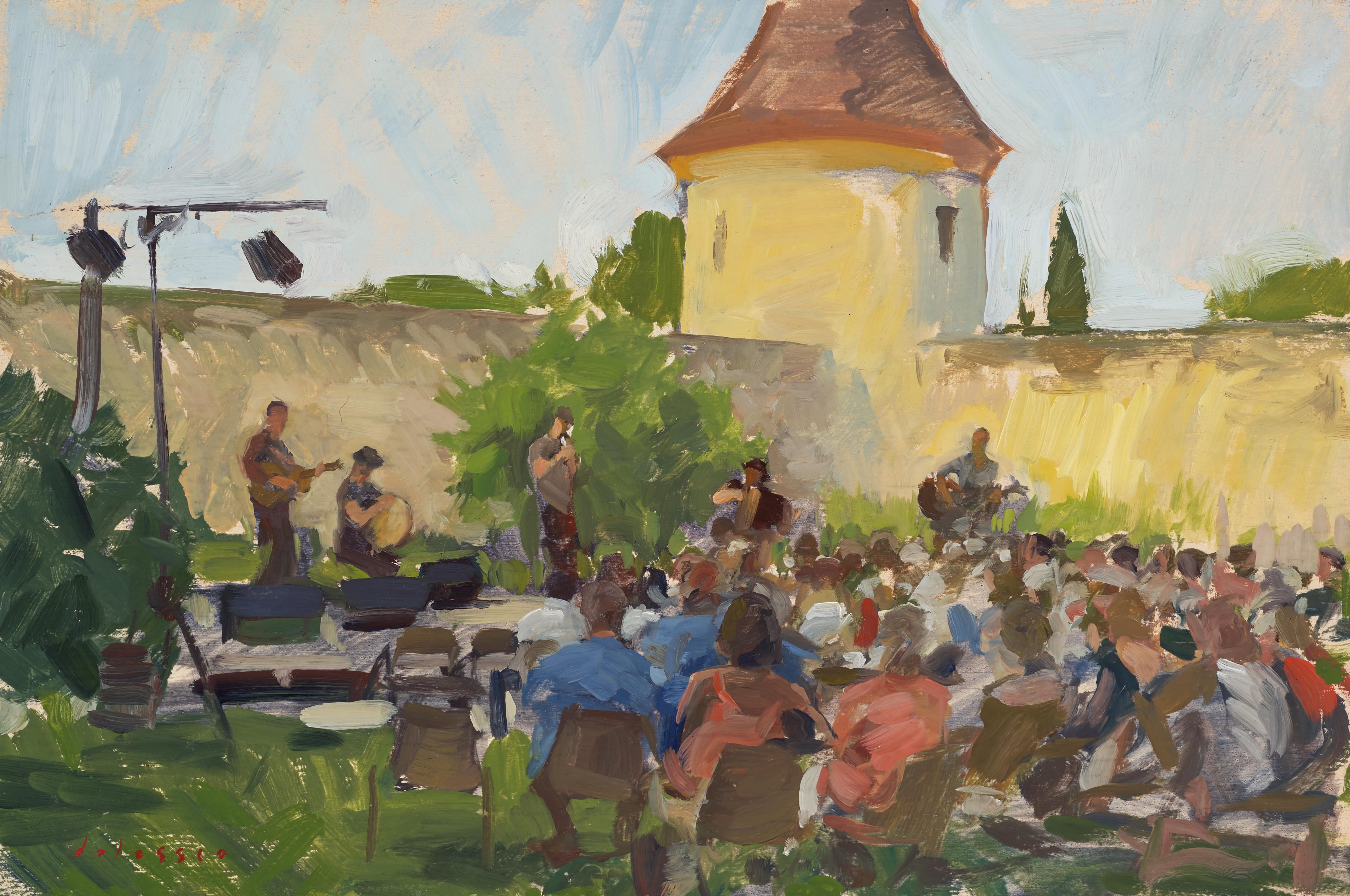 Marc Dalessio Figurative Painting - Concert