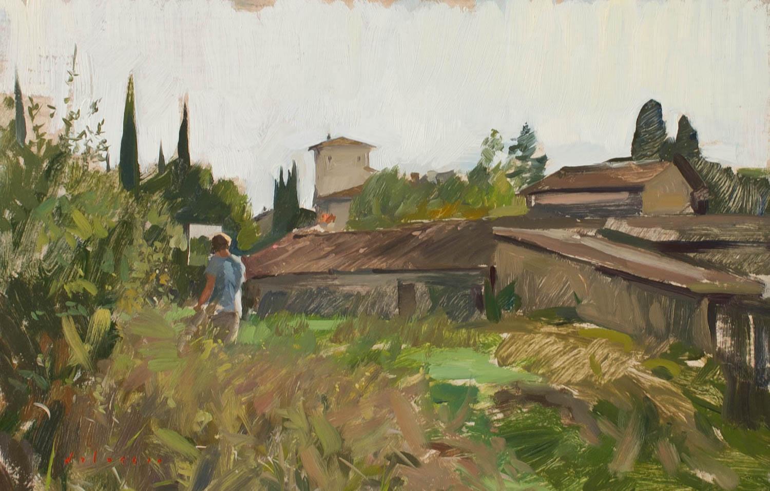 Marc Dalessio Landscape Painting – Landschaftsmaler