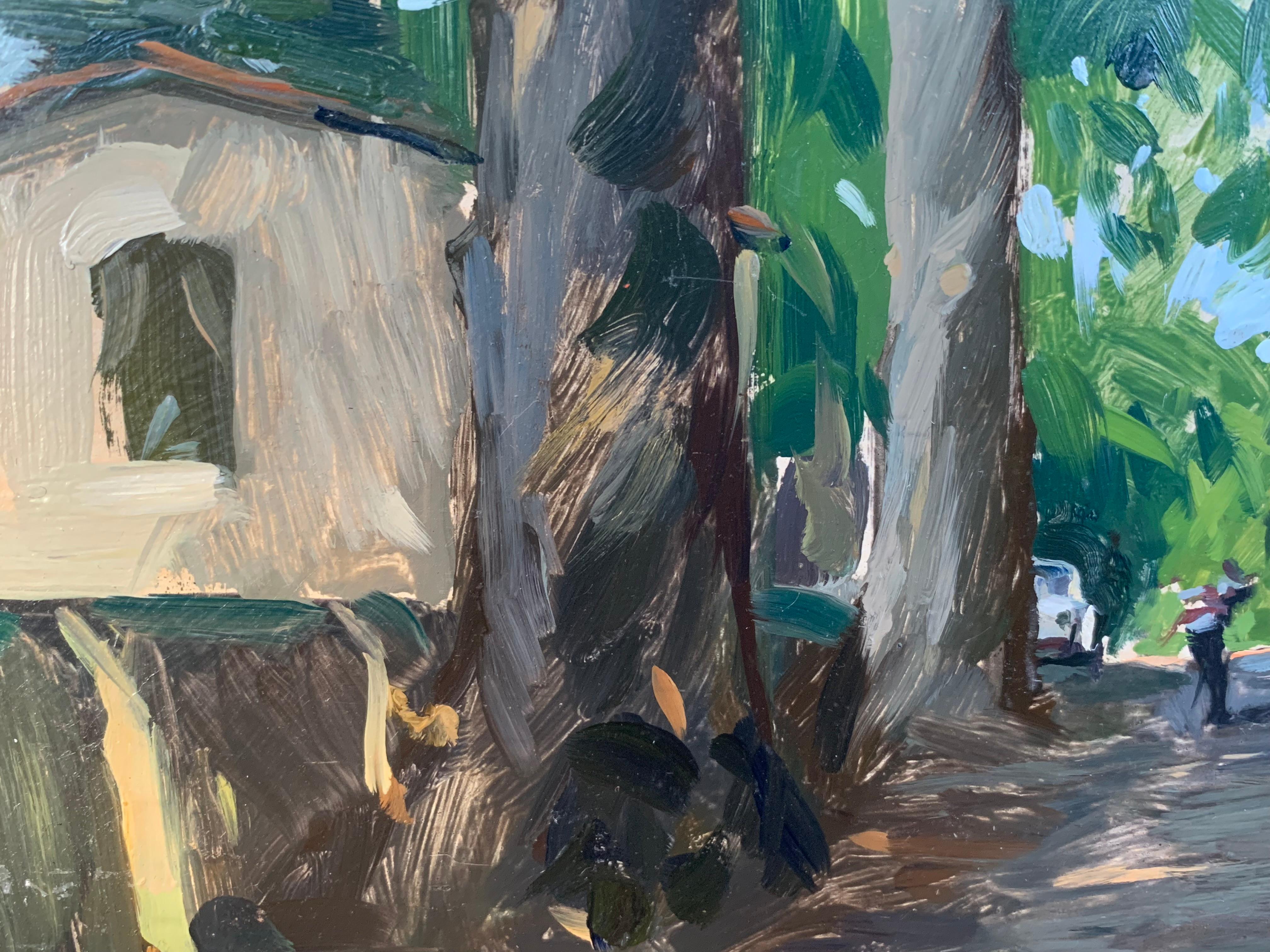 Dipinto en plein air, nel suo vialetto di casa, a Firenze.

Marc Dalessio è nato nel 1972 a Los Angeles, in California. Già dai primi anni di vita era evidente che la sua passione era l'arte. Nel 1989 ha iniziato a frequentare l'Università della