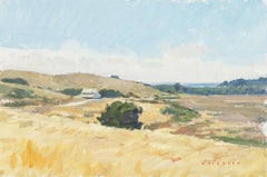 "Palo Corona, Carmel Valley" Peinture réaliste contemporaine en plein air, Californie