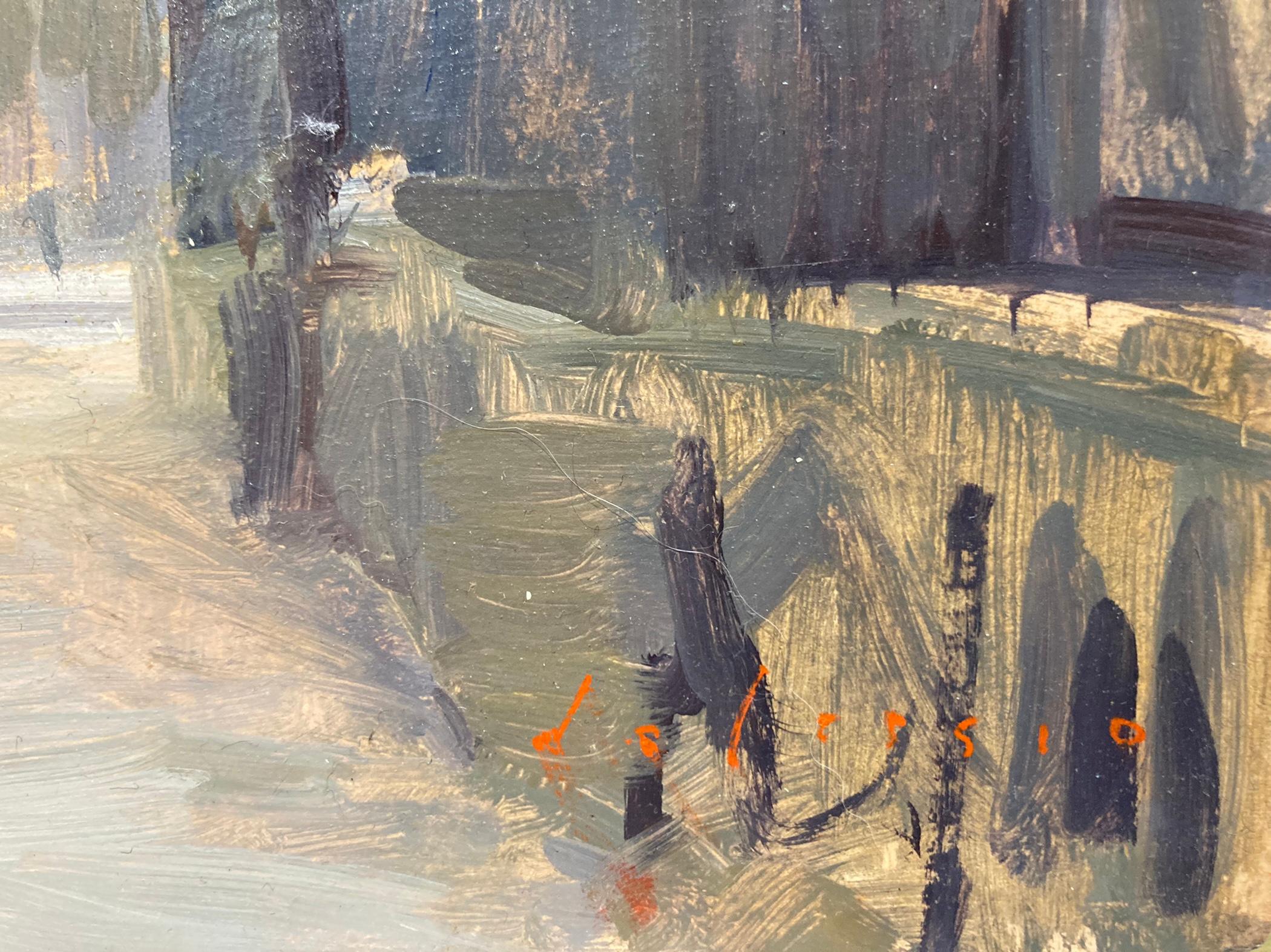 Salzmühle in der Canal Street (Impressionismus), Painting, von Marc Dalessio