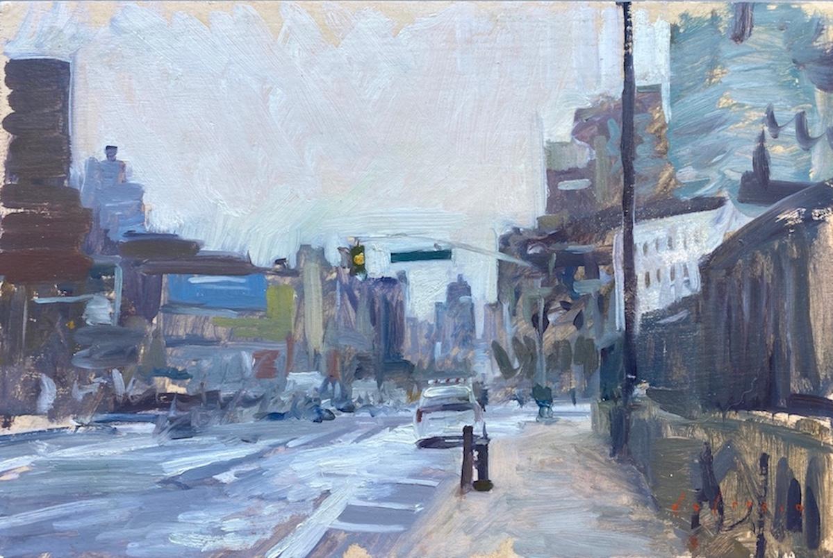 Marc Dalessio Landscape Painting - Salt on Canal Street