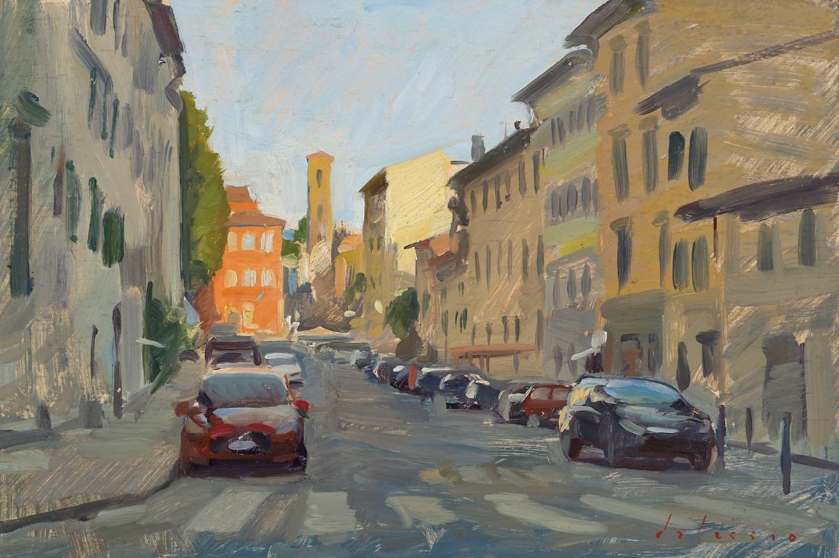 Marc Dalessio Landscape Painting - San Niccolo, Florence
